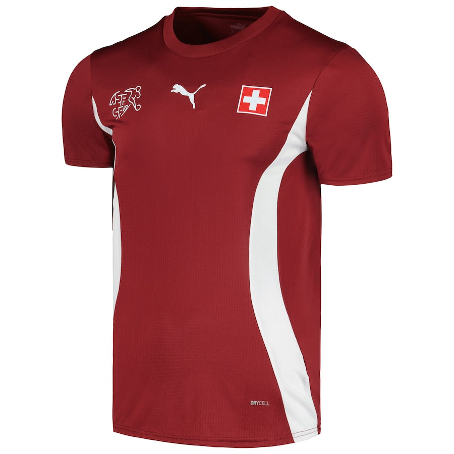 Switzerland National Team 2024 Pre-Match Soccer Shirt - Red