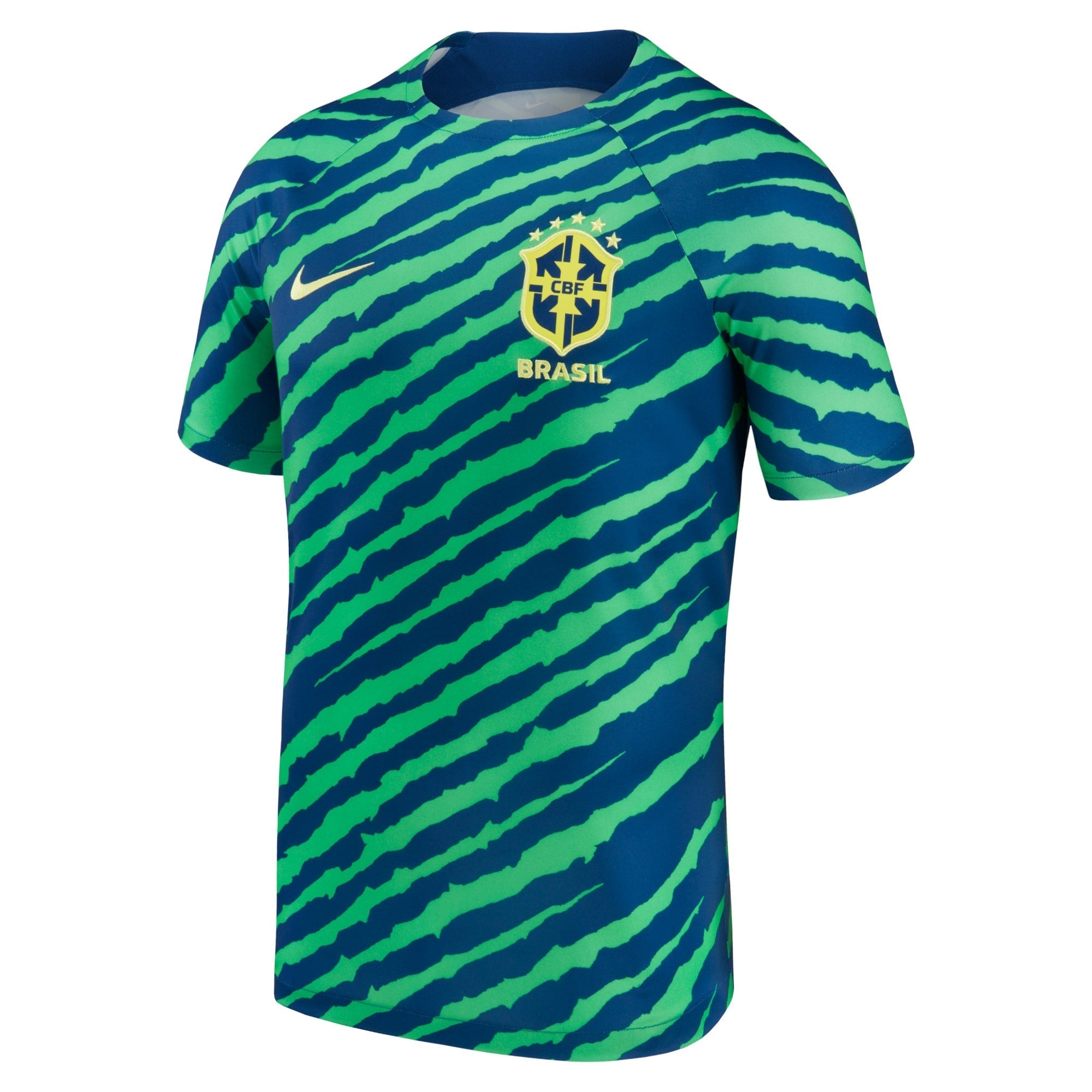 Brazil National Team 2022/2023 Pre-Match Top - Blue/Green