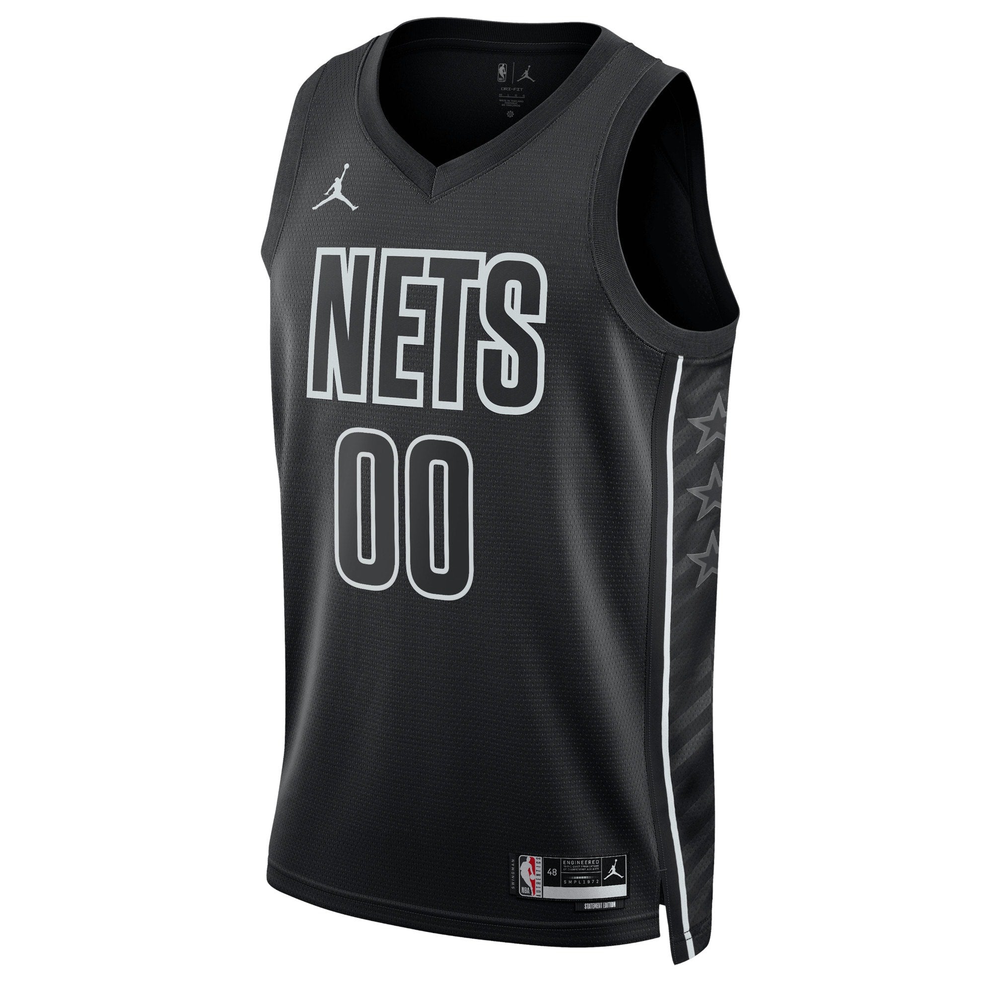 Brooklyn Nets Jordan Brand Unisex 2022/23 Swingman customized Shirt - Statement Edition - Black