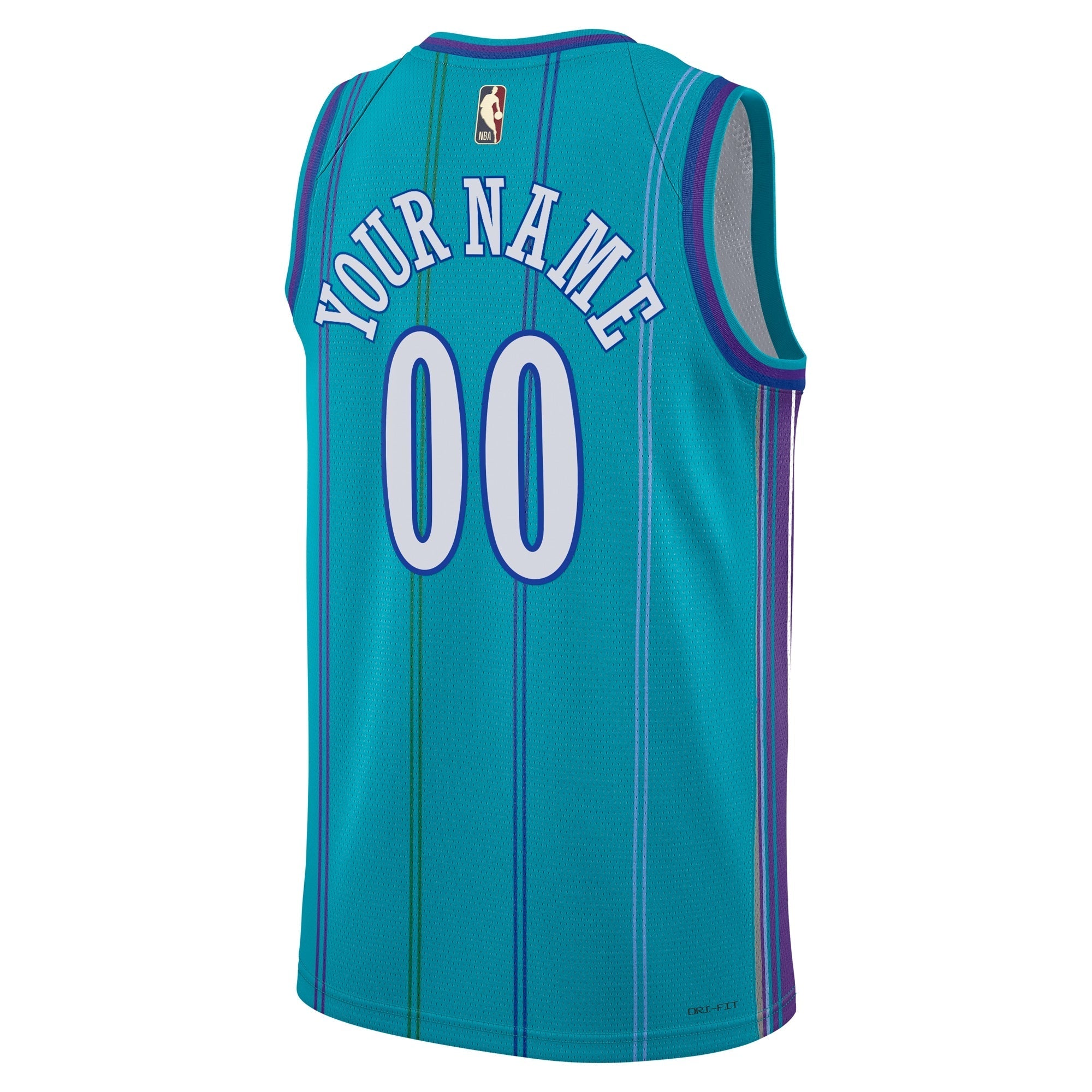 Charlotte Hornets Jordan Brand Unisex 2023/24 customized Swingman Shirt - Classic Edition - Teal