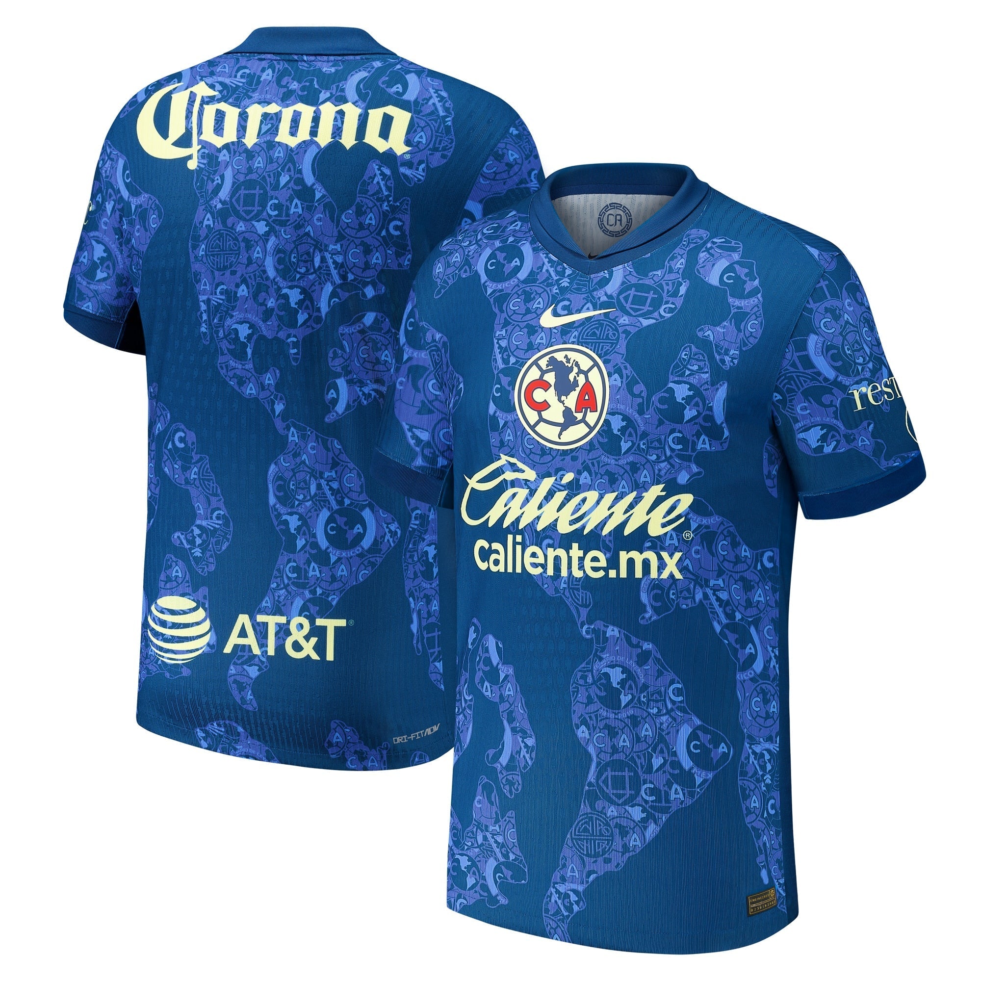 Club America 2024/2025 Away Soccer Shirt - Blue