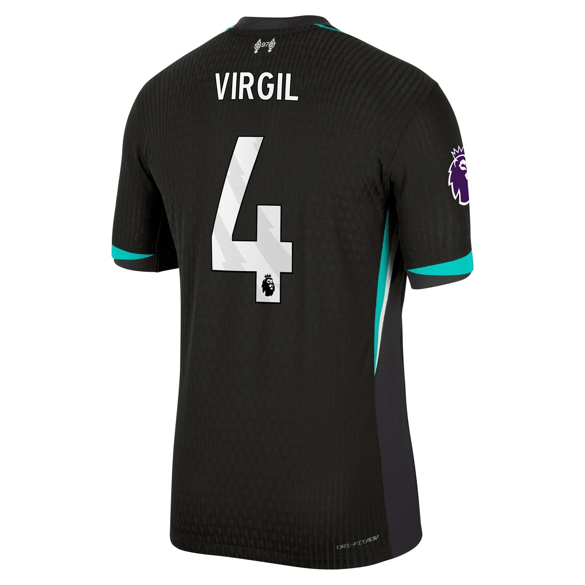 Virgil van Dijk 66 Liverpool 2024/25 Away Soccer Shirt - Forest Green