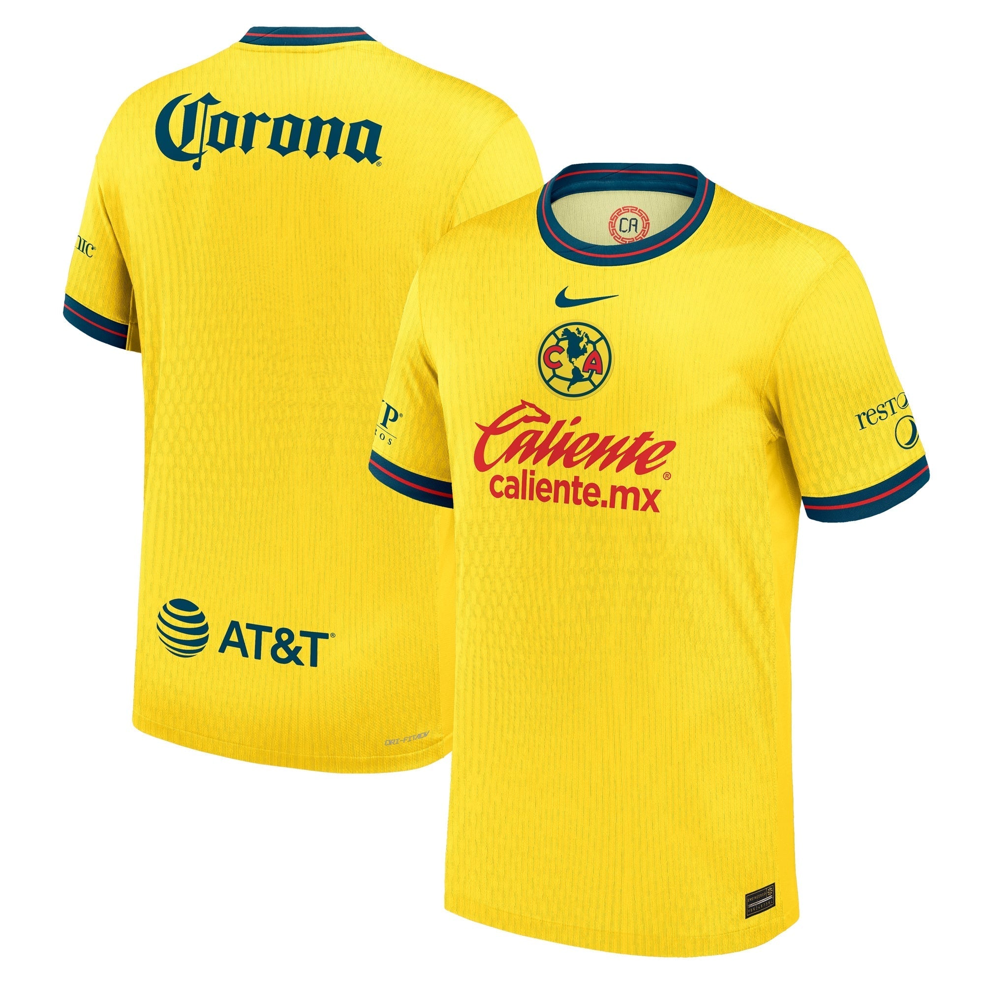 Club America 2024/2025 Home Soccer Shirt - Yellow