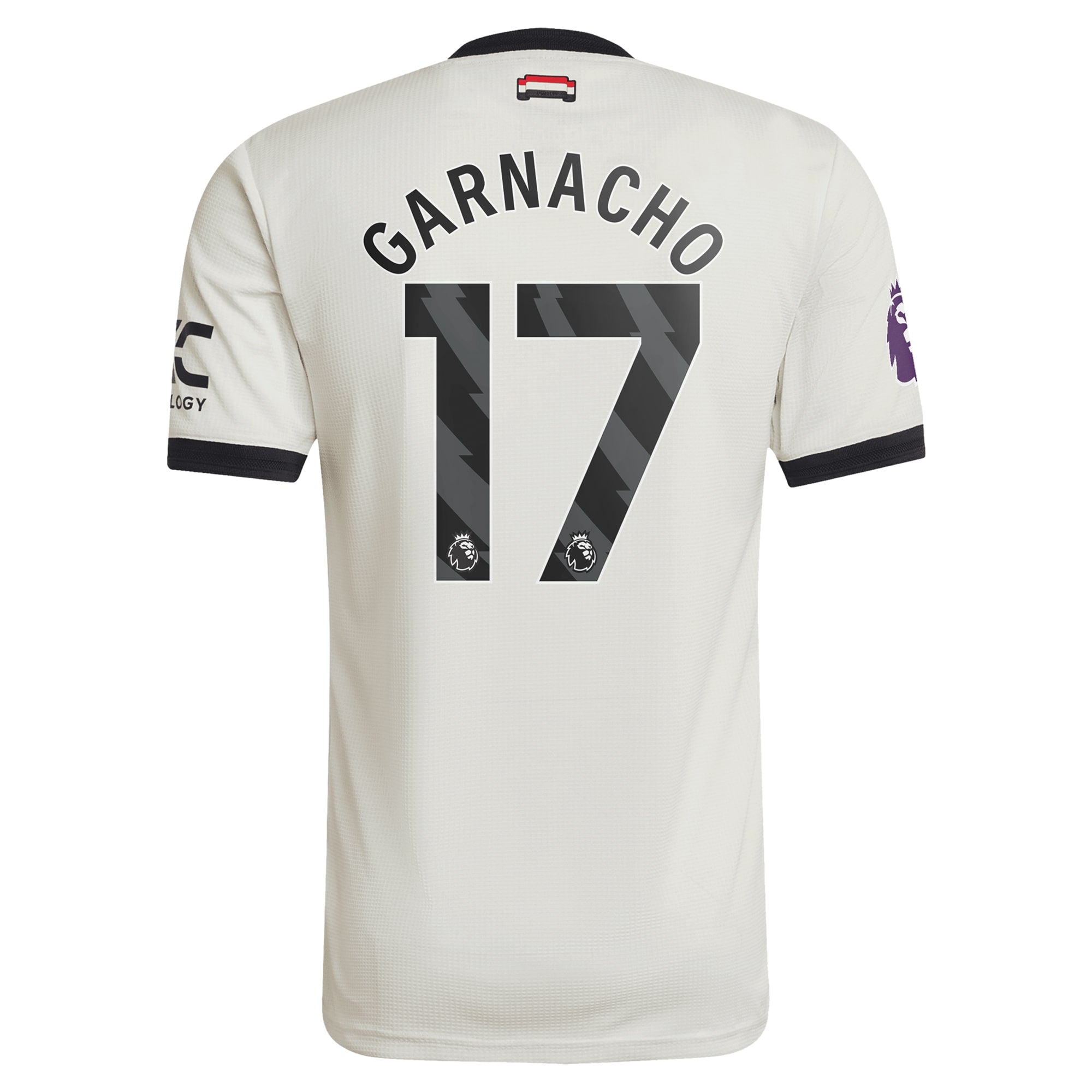 Alejandro Garnacho Manchester United 2024/25 Third Soccer Shirt - Cream