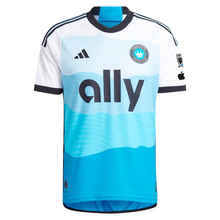 Brandt Bronico Charlotte FC 2024 The Carolina Kit: Explore Authentic Player Soccer Shirt - Blue