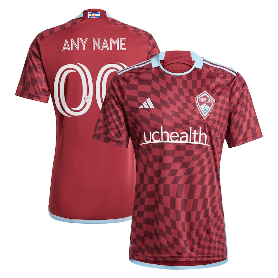 Colorado Rapids 2024 One Flag Kit Customized Soccer Shirt - Burgundy