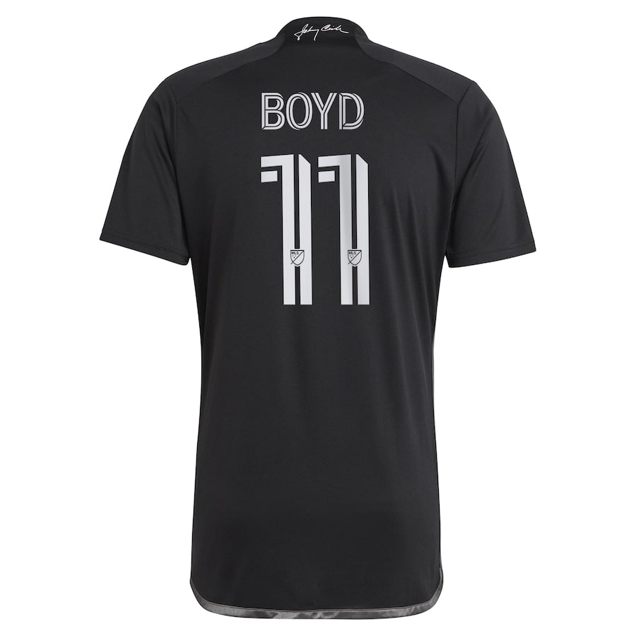 Tyler Boyd Nashville SC 2024 Man In Black Kit Player Soccer Shirt - Black