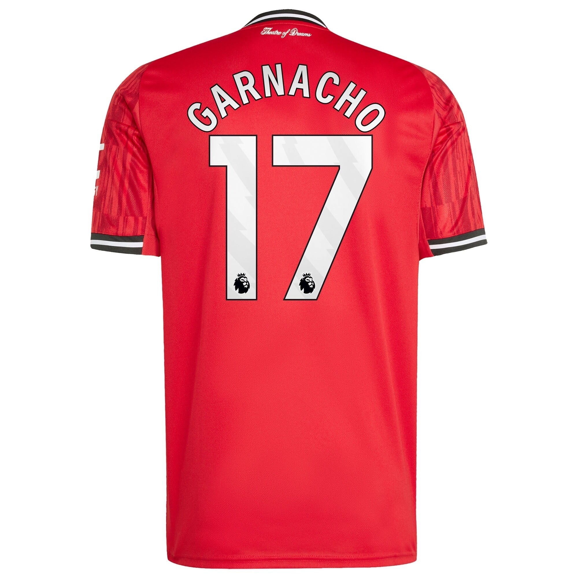 Alejandro Garnacho Manchester United Home 2025/26 Player Soccer Shirt - Red