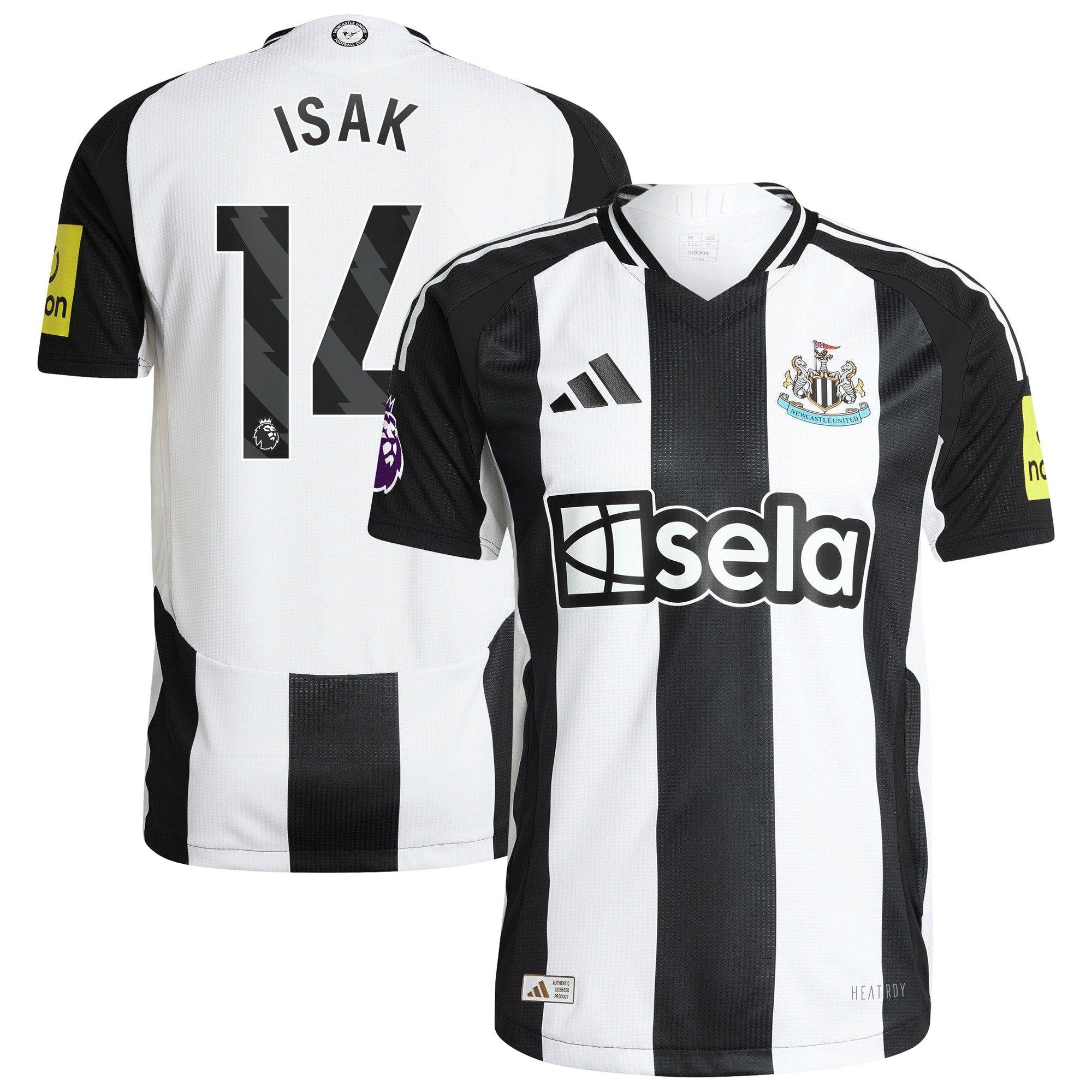 Alexander Isak Newcastle United 2024/25 Home Custom Player Soccer Shirt - Black