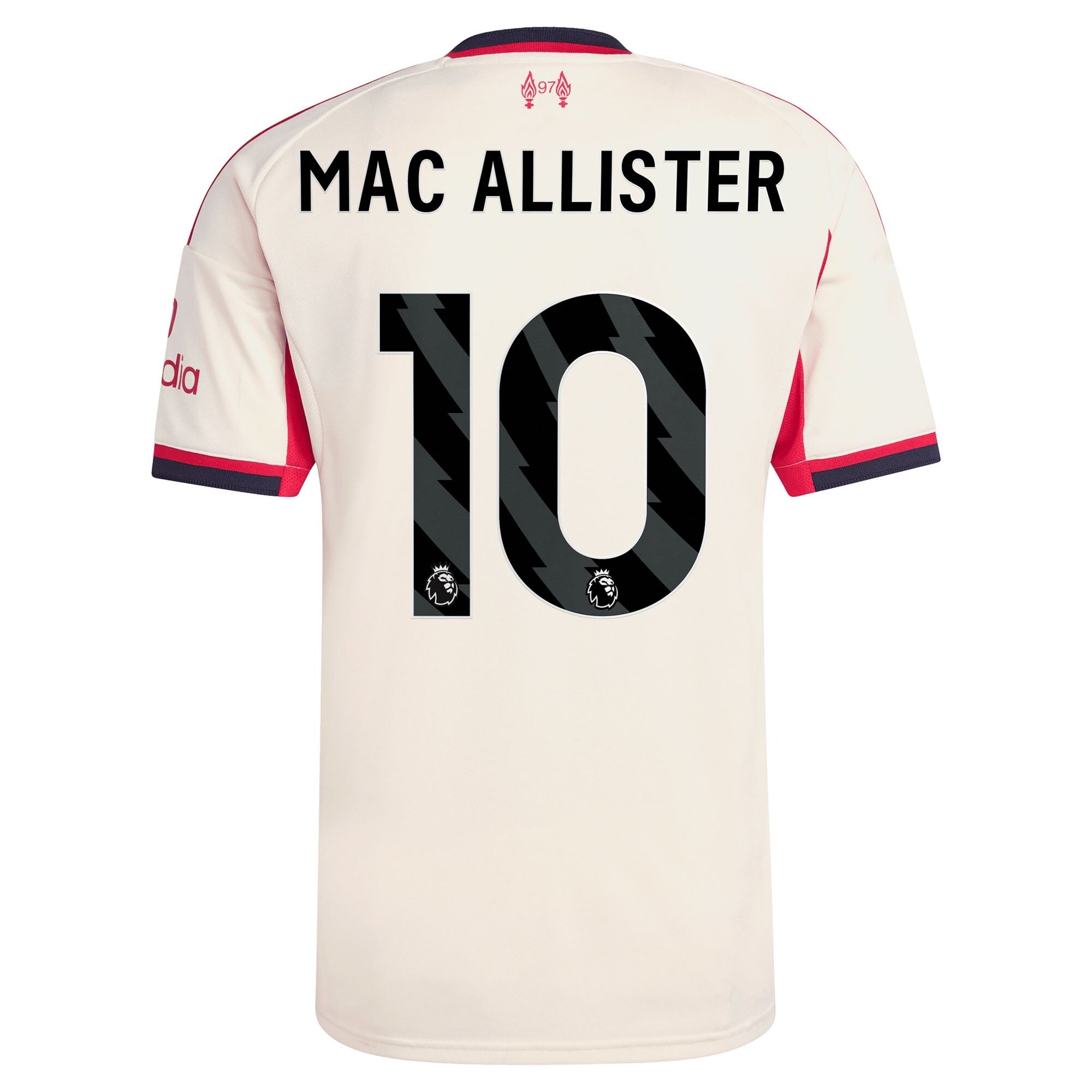 Alexis Mac Allister Liverpool 2025/26 Away Player Soccer Shirt - White