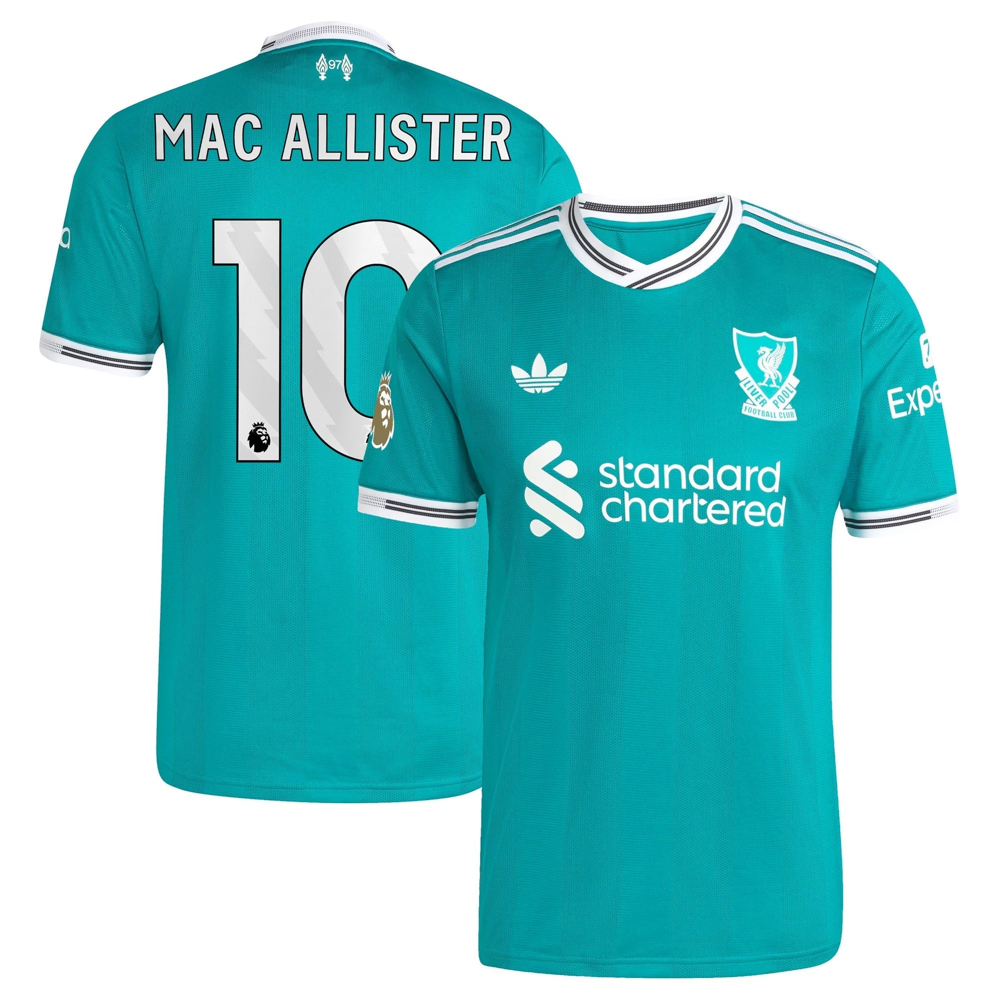 Alexis Mac Allister Liverpool 2025/26 Third Player Soccer Shirt - Green