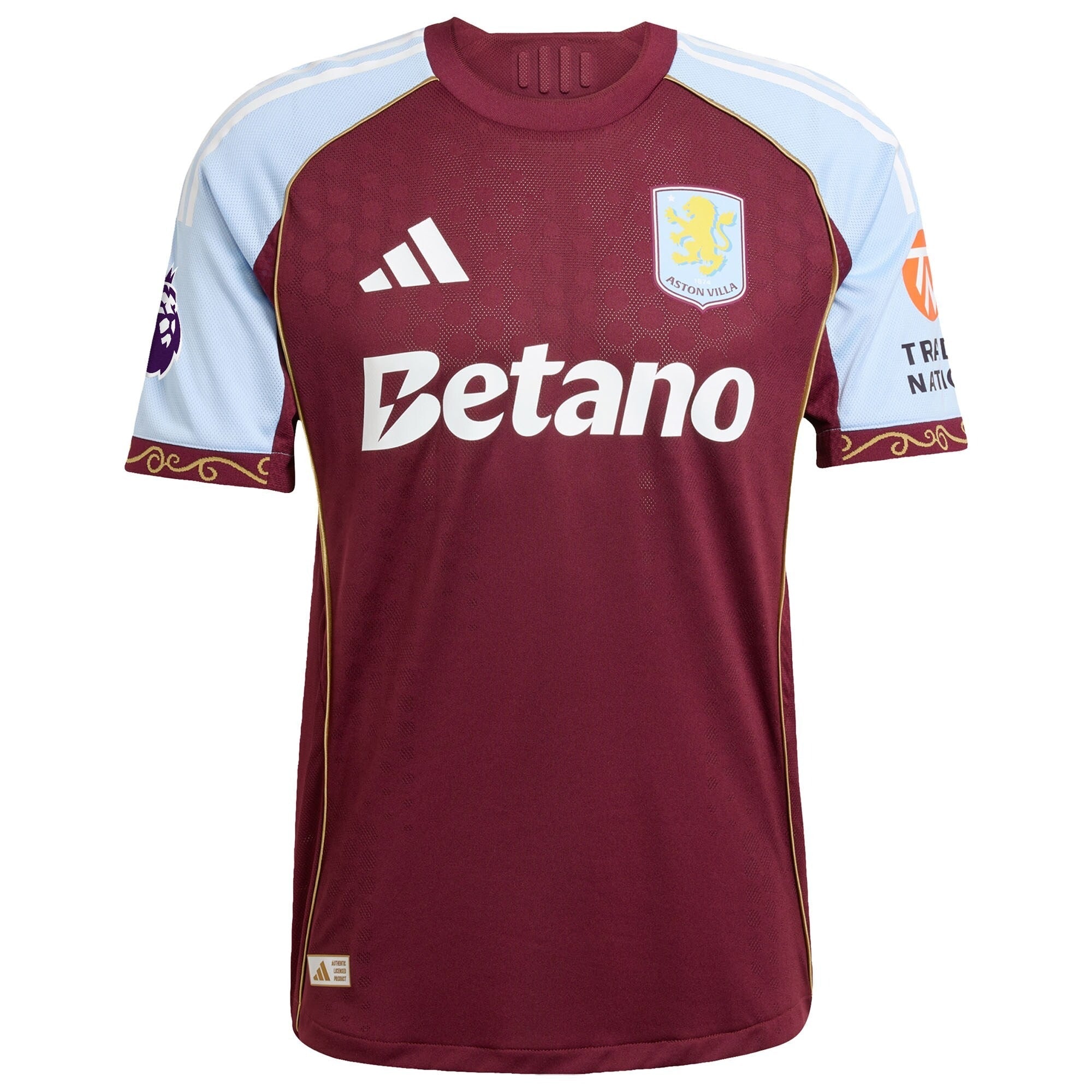 Aston Villa 2025/26 Home Soccer Shirt - Claret