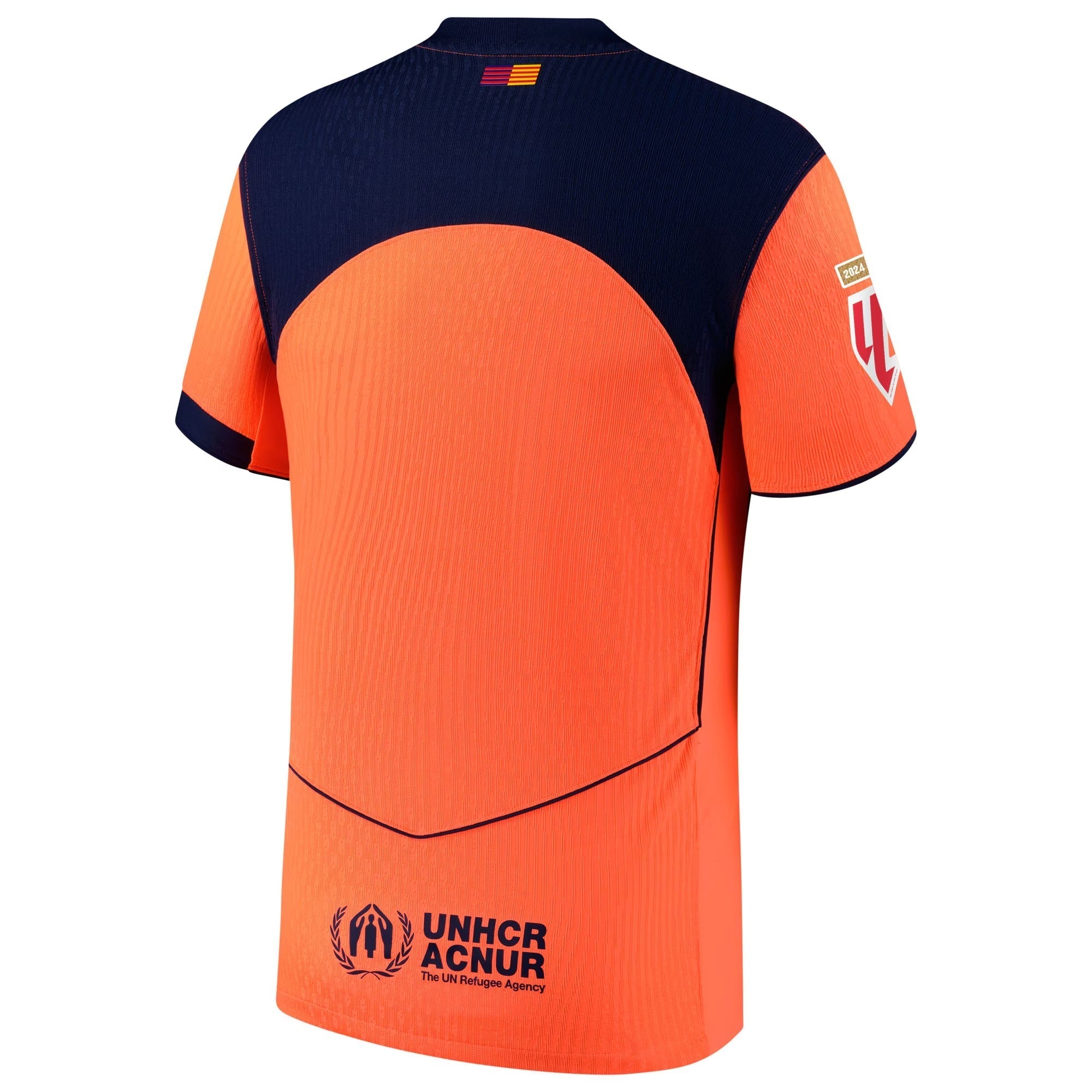 Barcelona 2025/26 Third Soccer Shirt with Patch - Orange