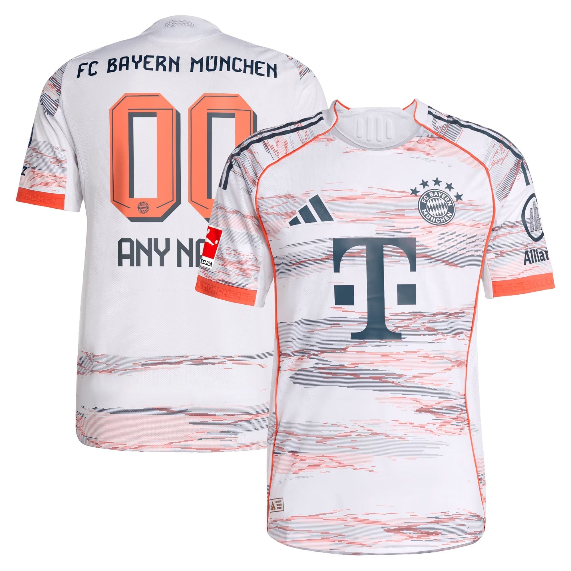 Bayern Munich 2025/26 Away Custom Soccer Shirt - White
