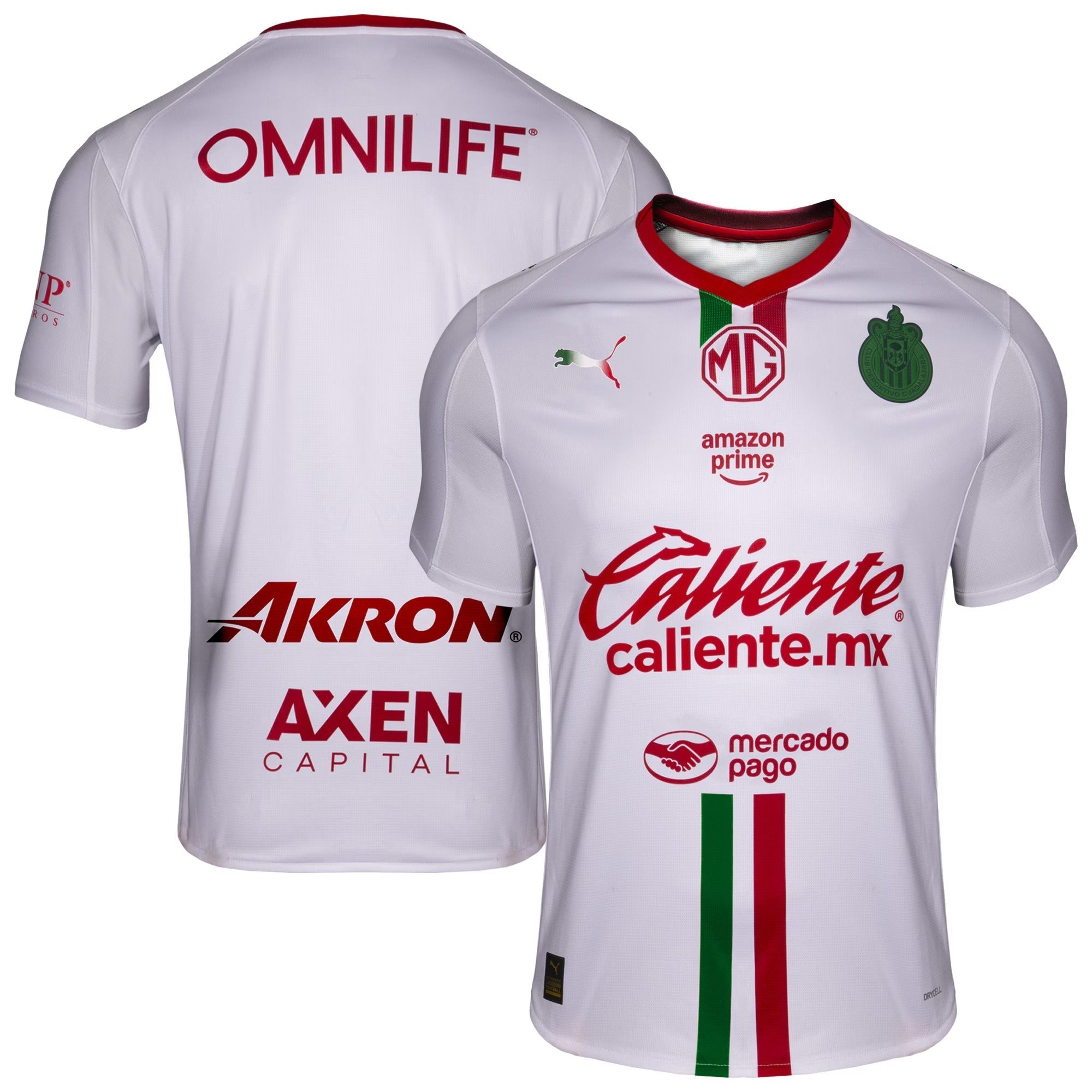 Chivas 2025/26 Away Soccer Shirt - White