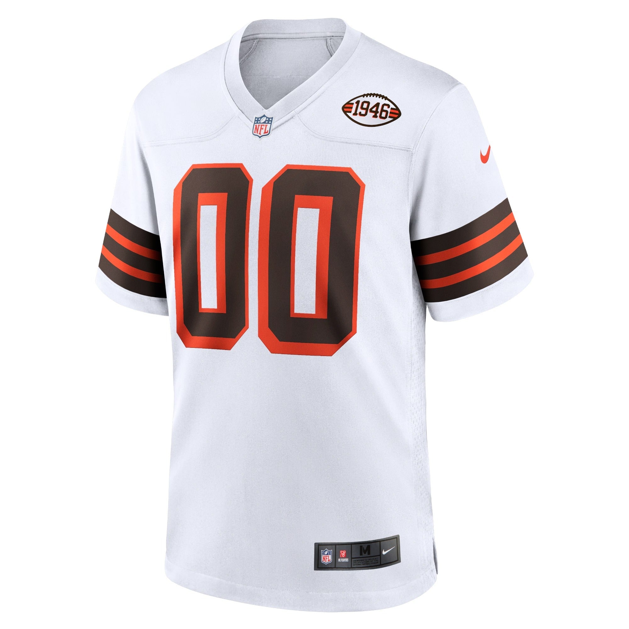 Cleveland Browns 1946 Collection Alternate Custom Soccer Shirt - White