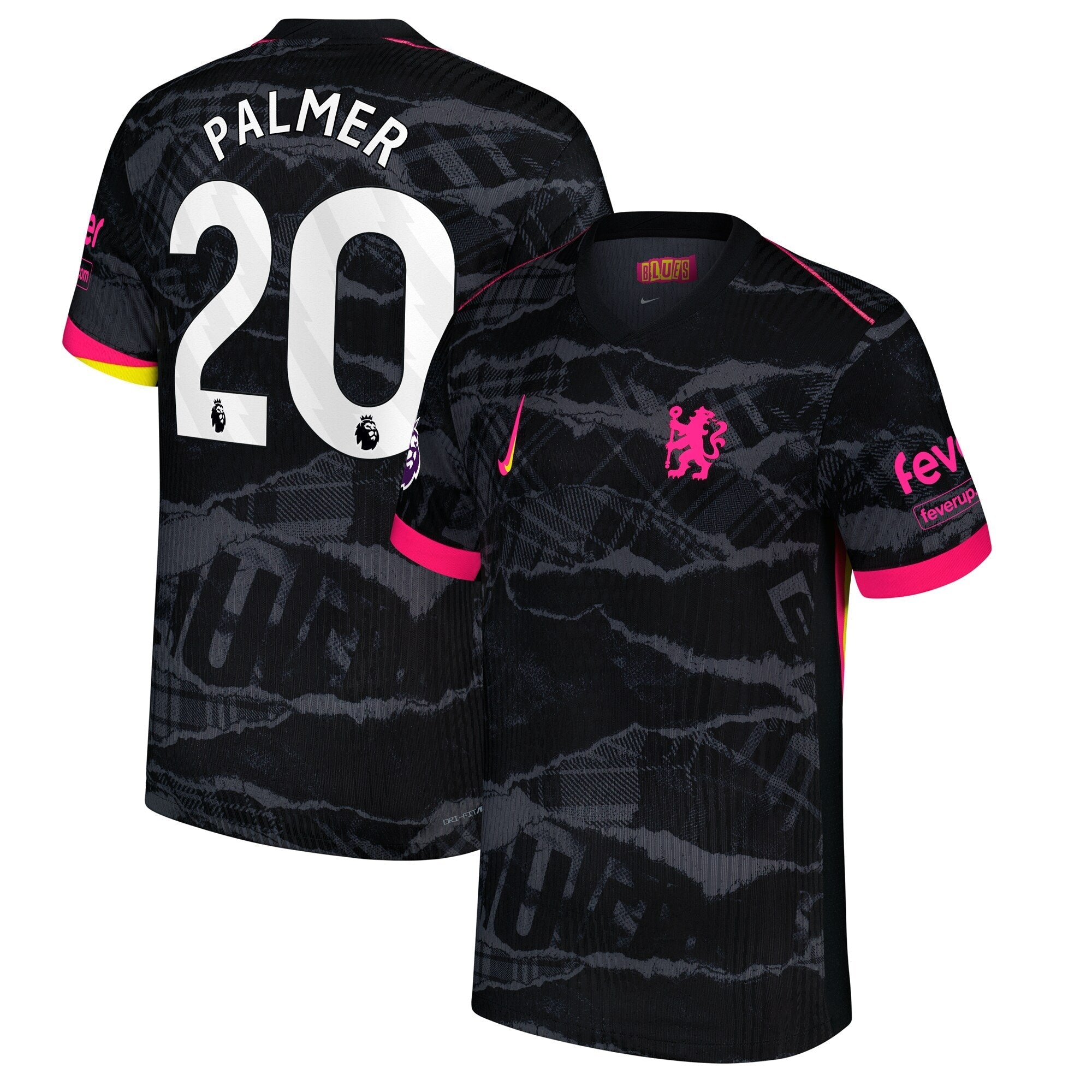 Cole Palmer Chelsea 2024/25 Third Player Soccer Shirt - Anthracite