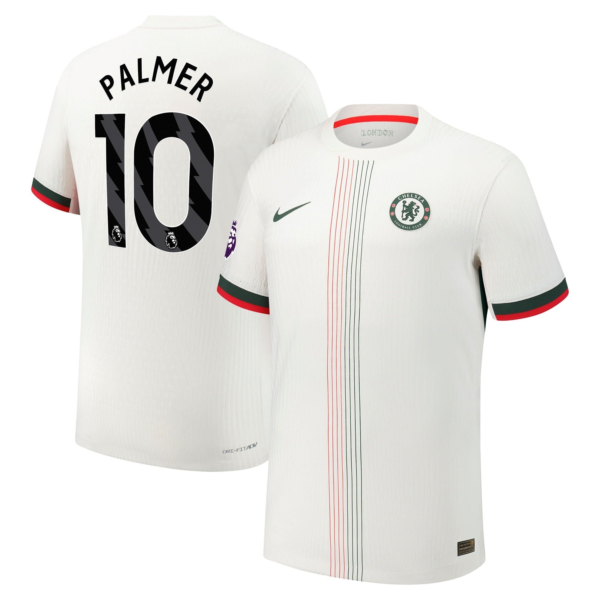 Cole Palmer Chelsea 2025/26 Away Player Soccer Shirt - Cream