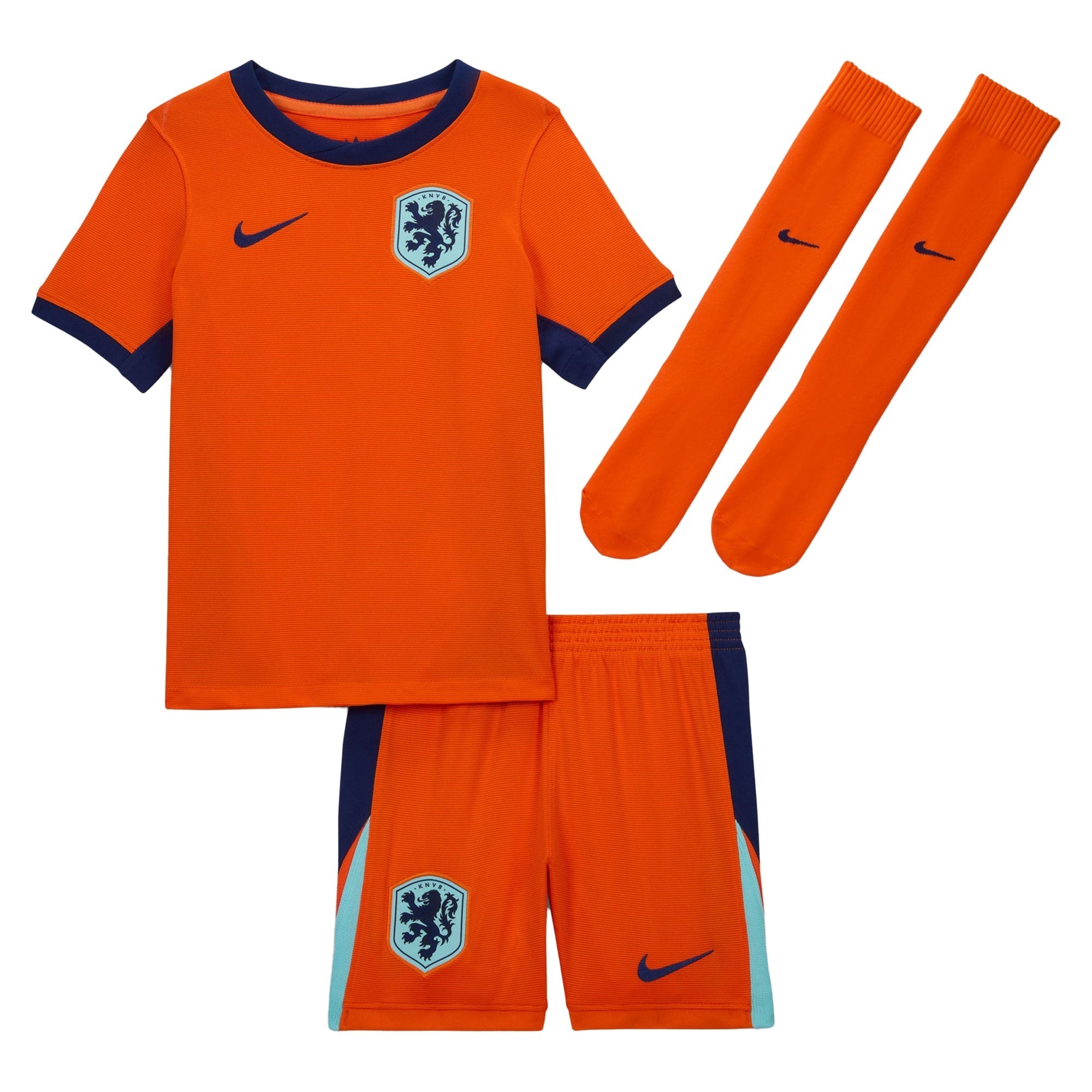 Netherlands National Team Preschool 2024 Home Stadium Kit Set - Orange