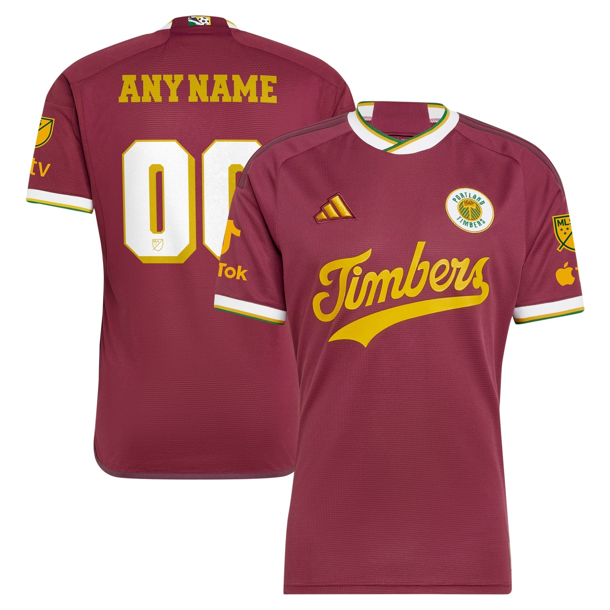 Portland Timbers 2024 Archive Custom Soccer Shirt - Red