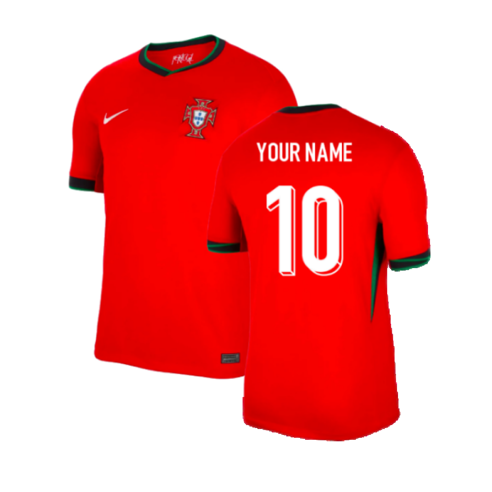 Portugal Home 2024-2025 Customized Soccer Shirt - Red