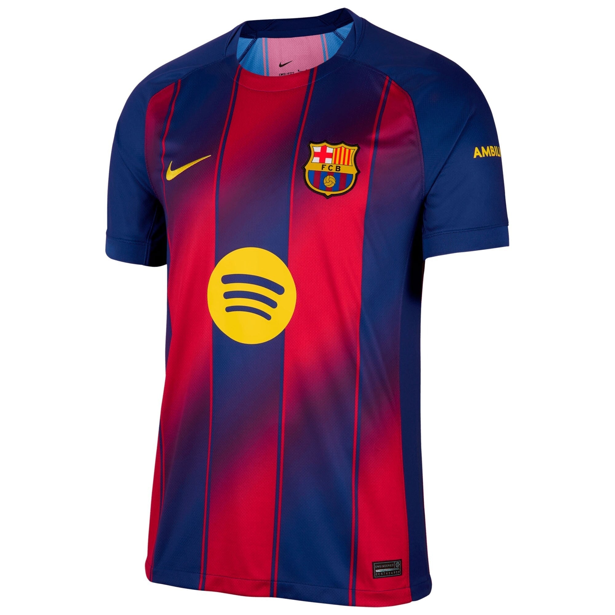 Raphinha Barcelona 2025/26 Home Soccer Shirt - Navy