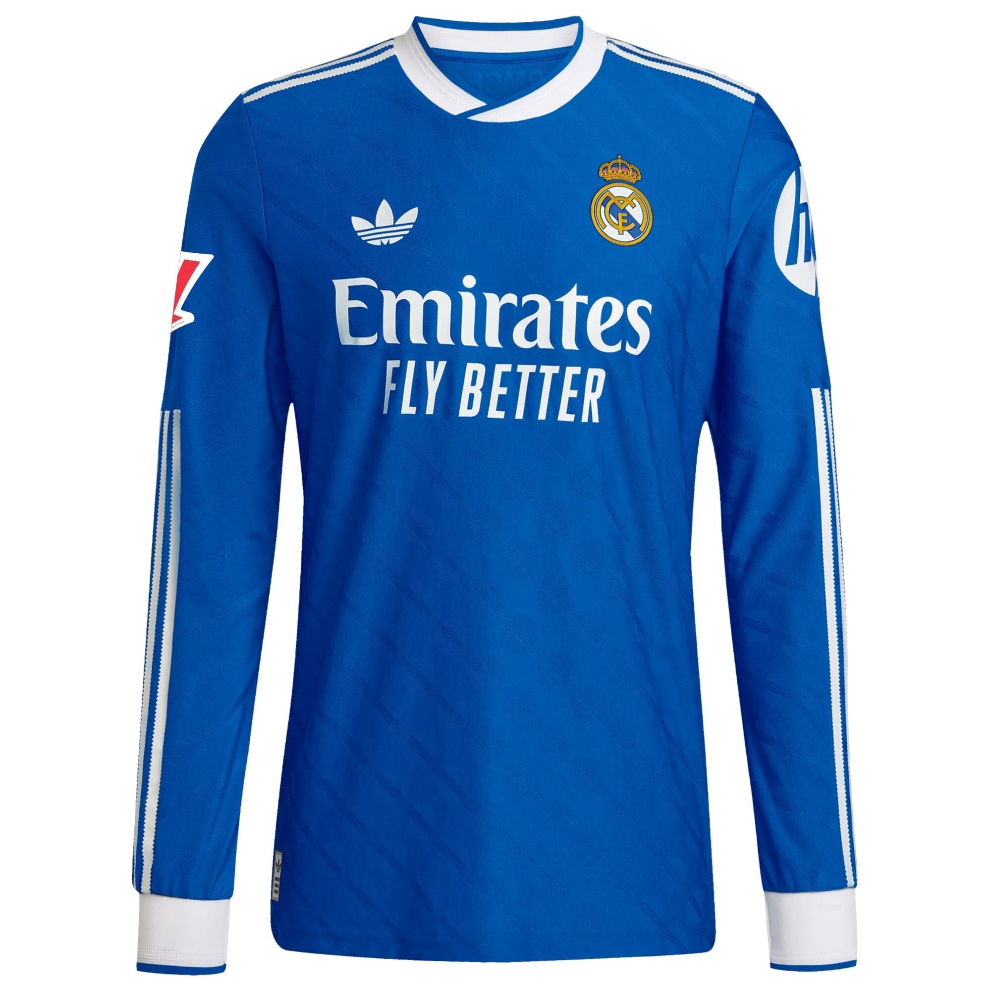 Real Madrid 2025/26 Third Long Sleeve Custom Soccer Shirt - Blue