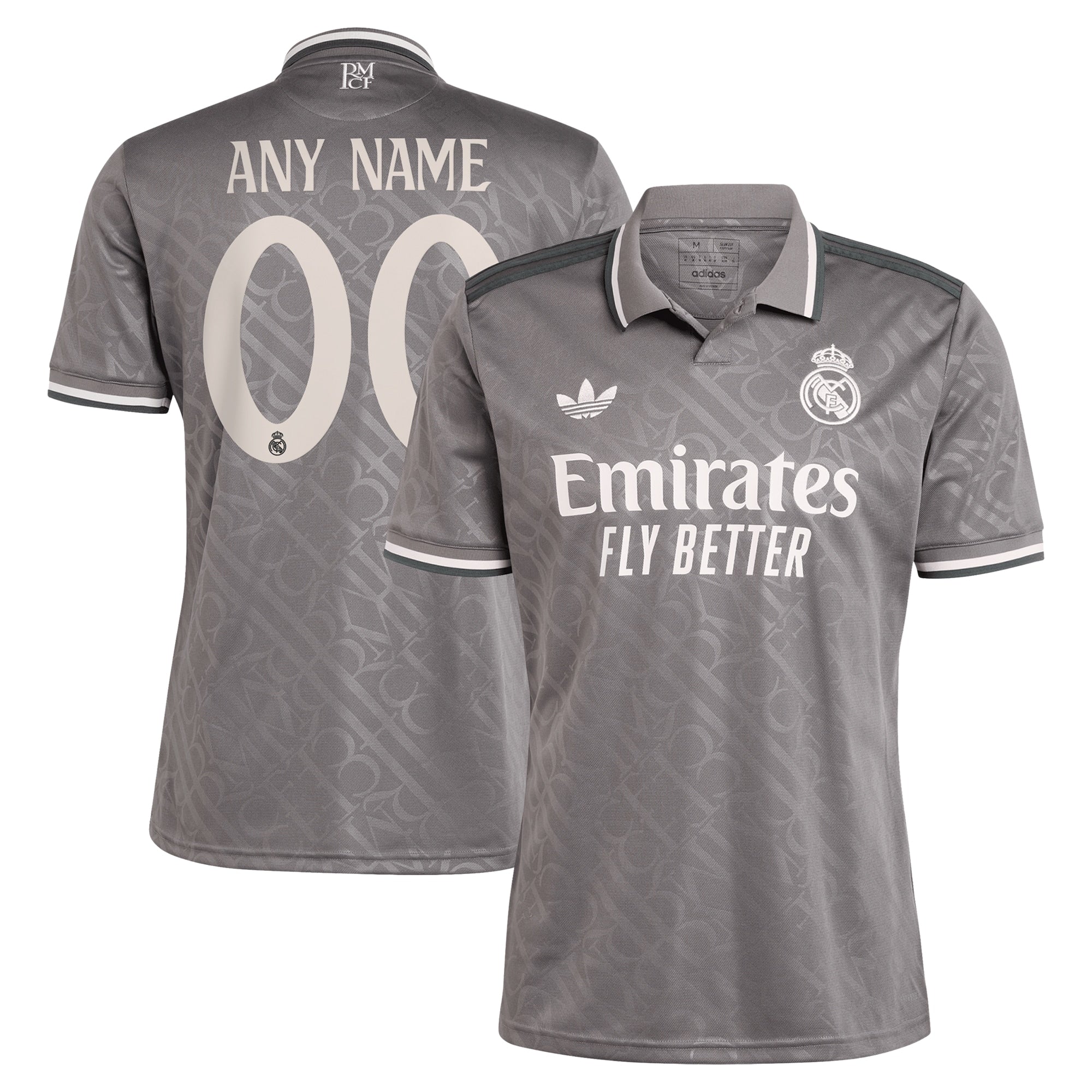 Real Madrid 2024/25 Third Custom Soccer Shirt - Charcoal