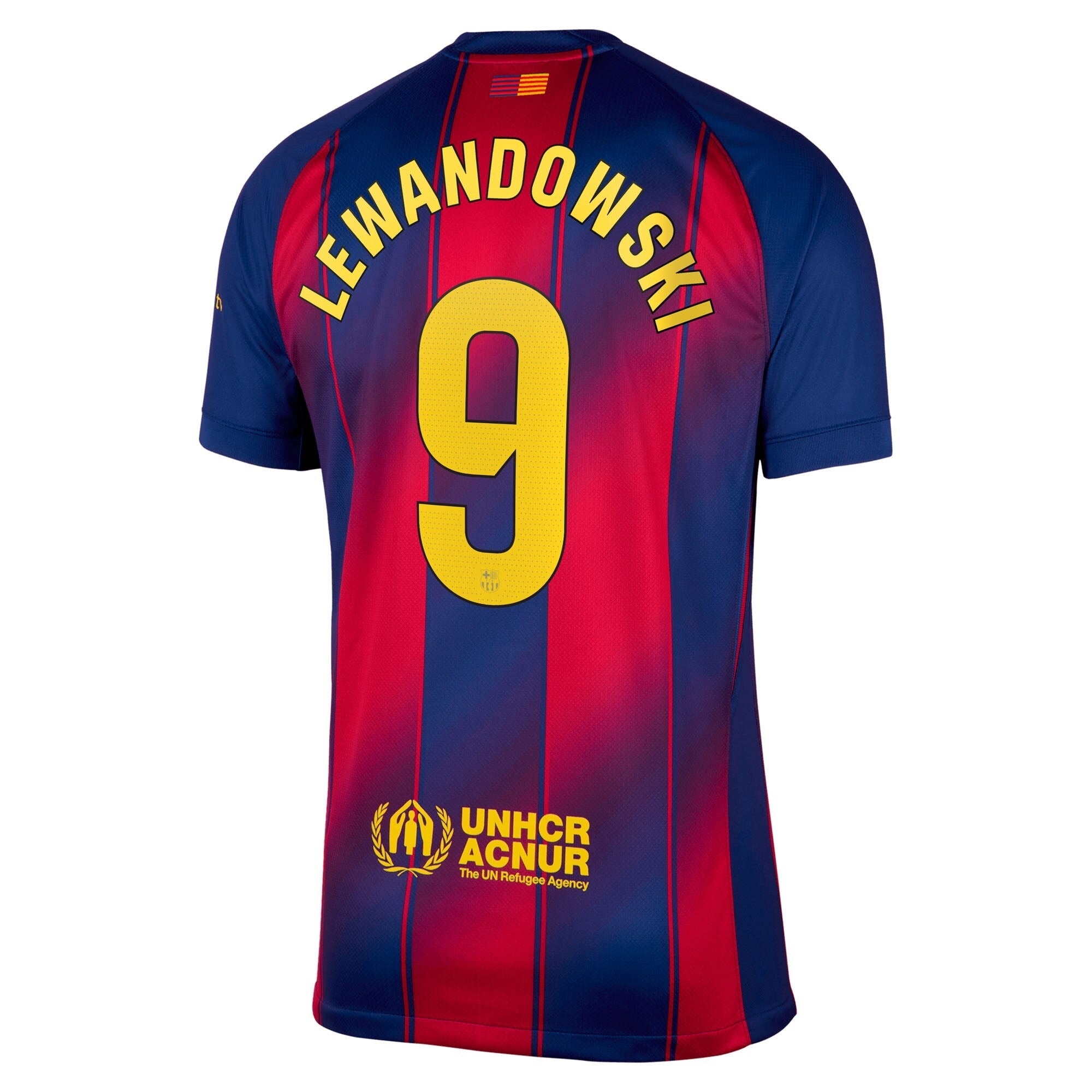 Robert Lewandowski Barcelona 2025/26 Home Soccer Shirt - Navy
