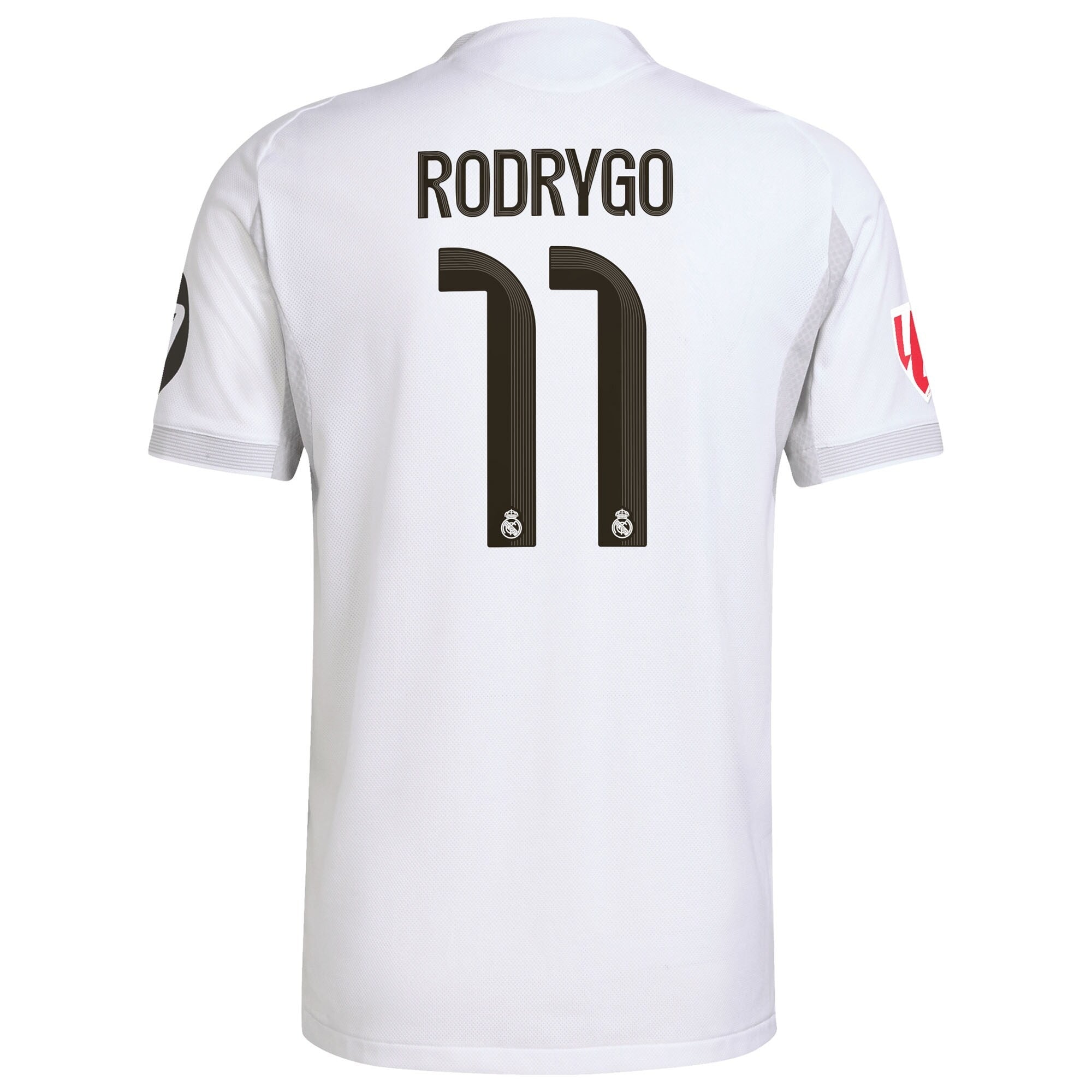 Rodrygo Real Madrid 2025/26 Home Soccer Shirt - White