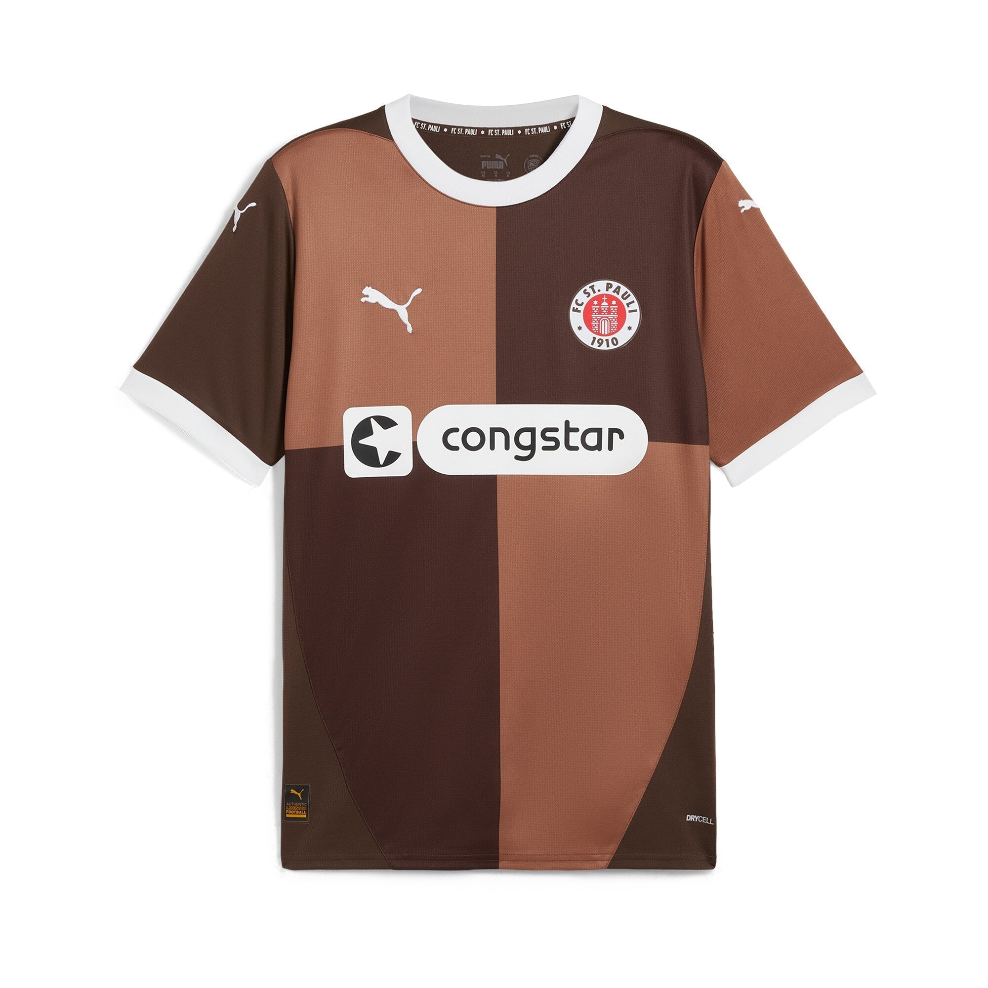 St. Pauli 2024/25 Home Custom Soccer Shirt - Brown