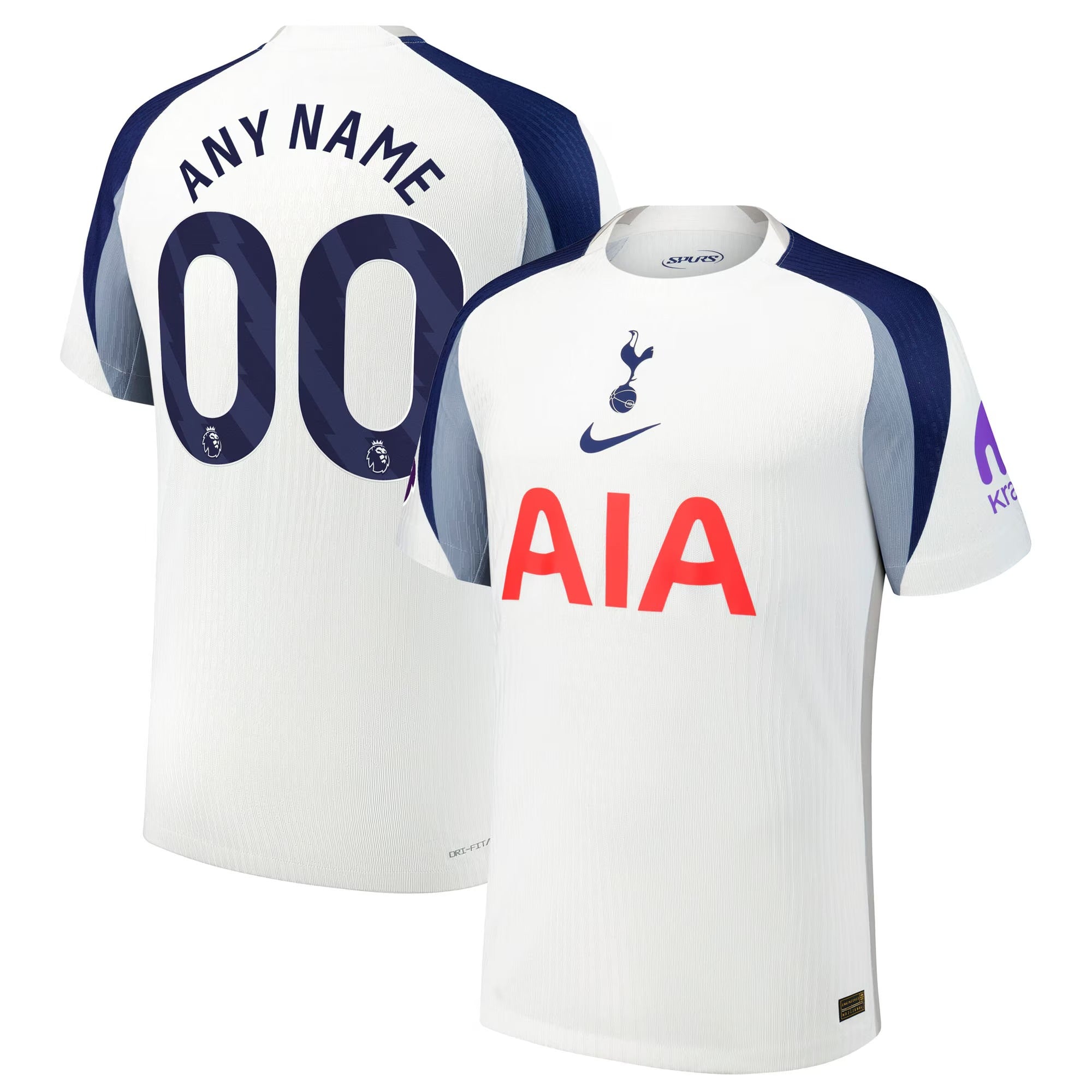 Tottenham Hotspur 2025/26 Home Custom Soccer Shirt - White