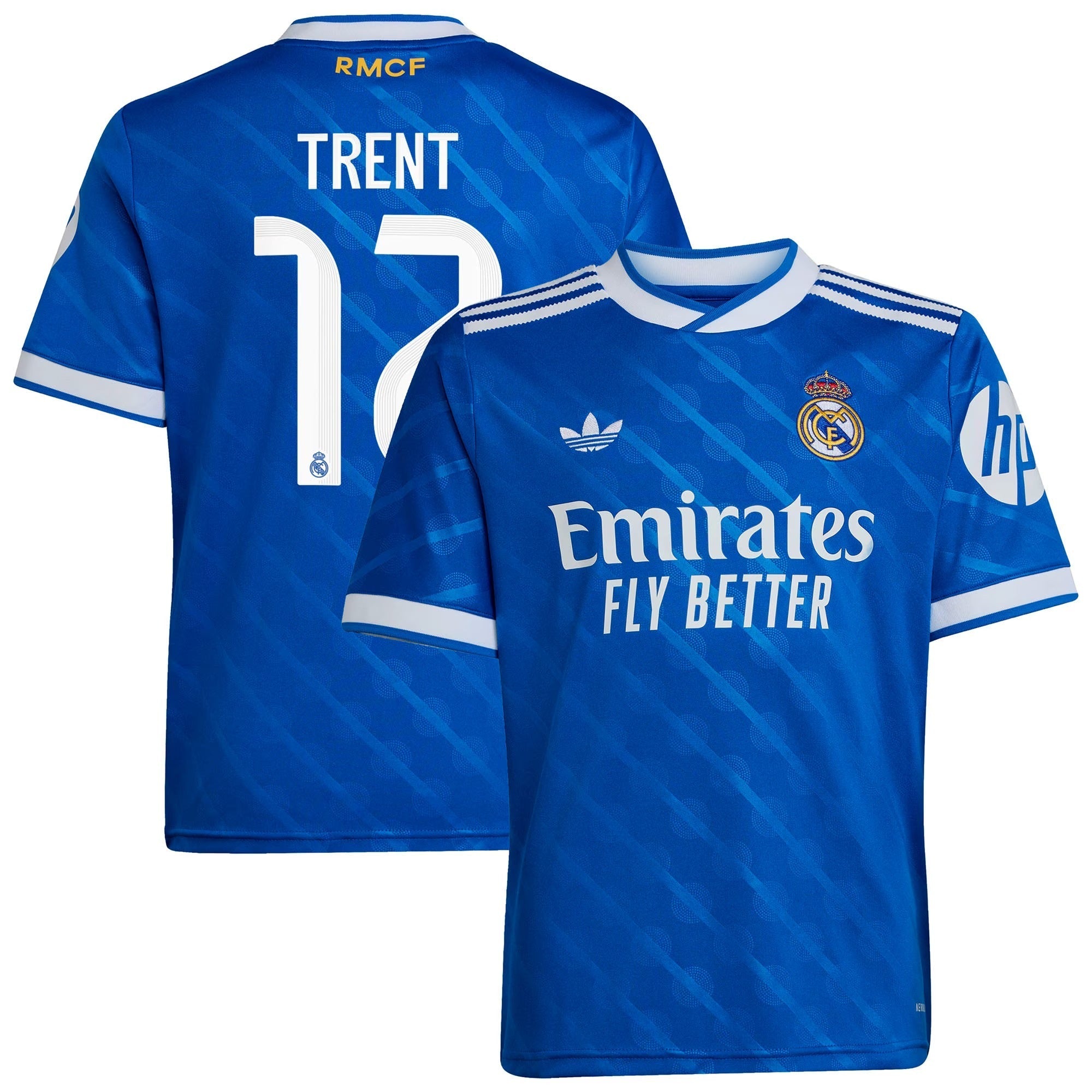 Trent Alexander-Arnold Real Madrid 2025/26 Third Player Soccer Shirt - Blue