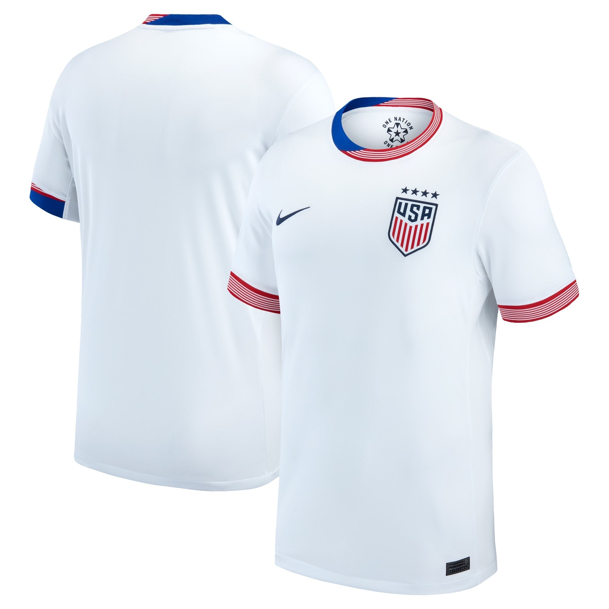 USWNT 2024 Home Stadium Soccer Shirt – White