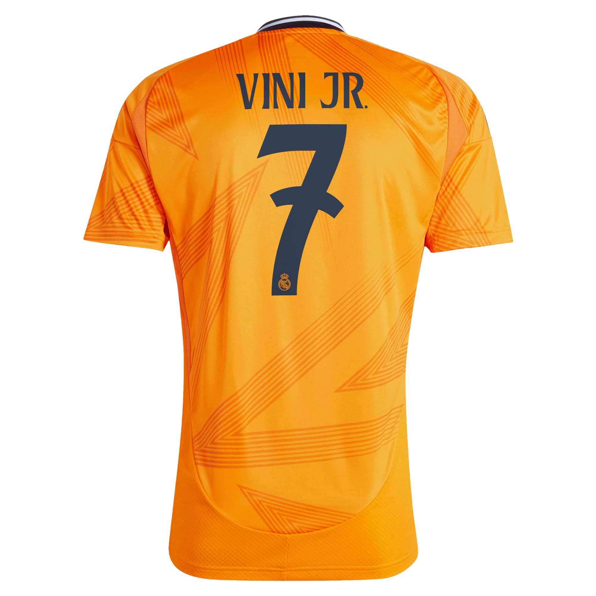 Vini Jr. Real Madrid 2024/25 Away Player Soccer Shirt - Orange