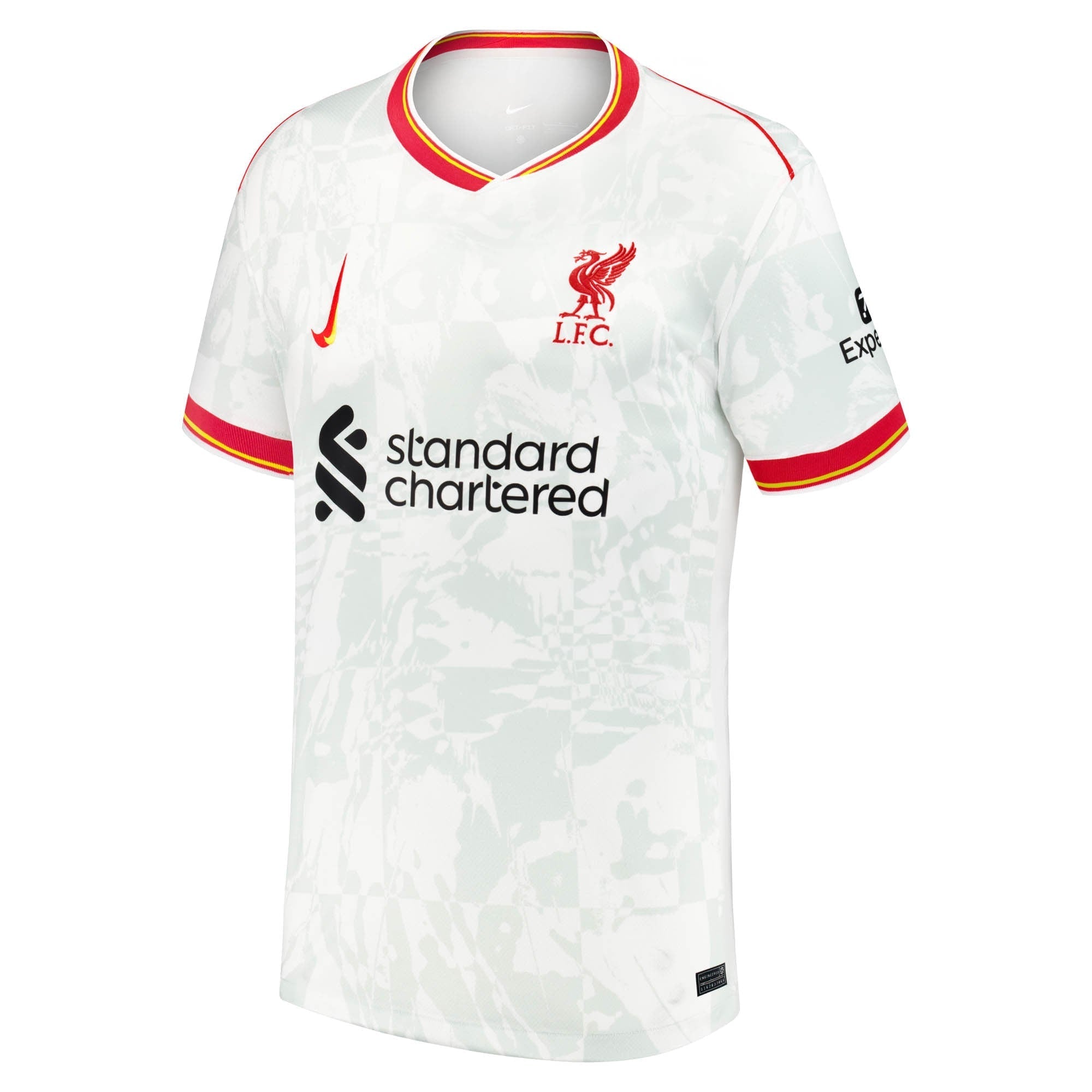 Virgil van Dijk 4 Liverpool 2024/25 Third Soccer Shirt - White