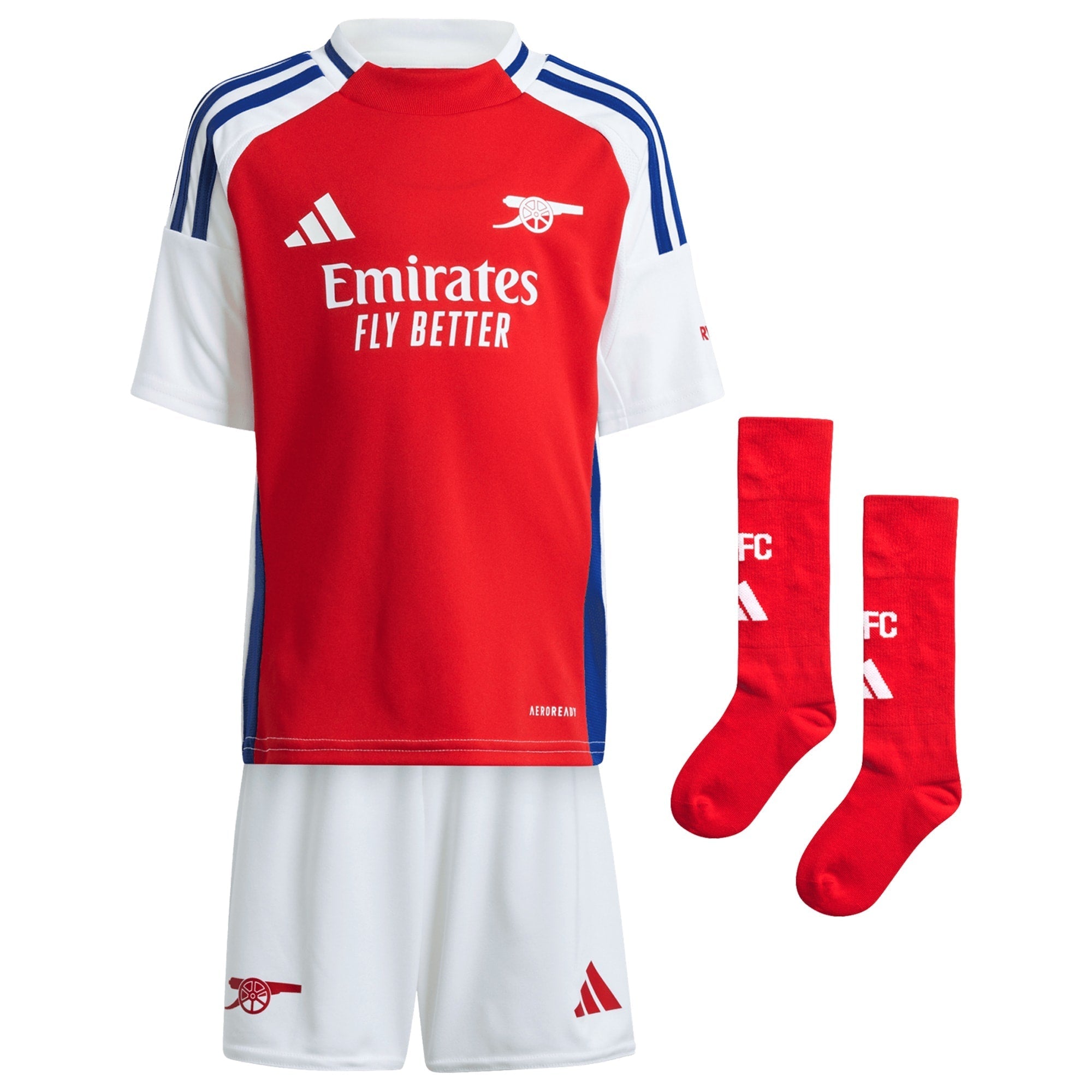 Arsenal Home Minikit 2024-25 Kids Customized Soccer Shirt - Red