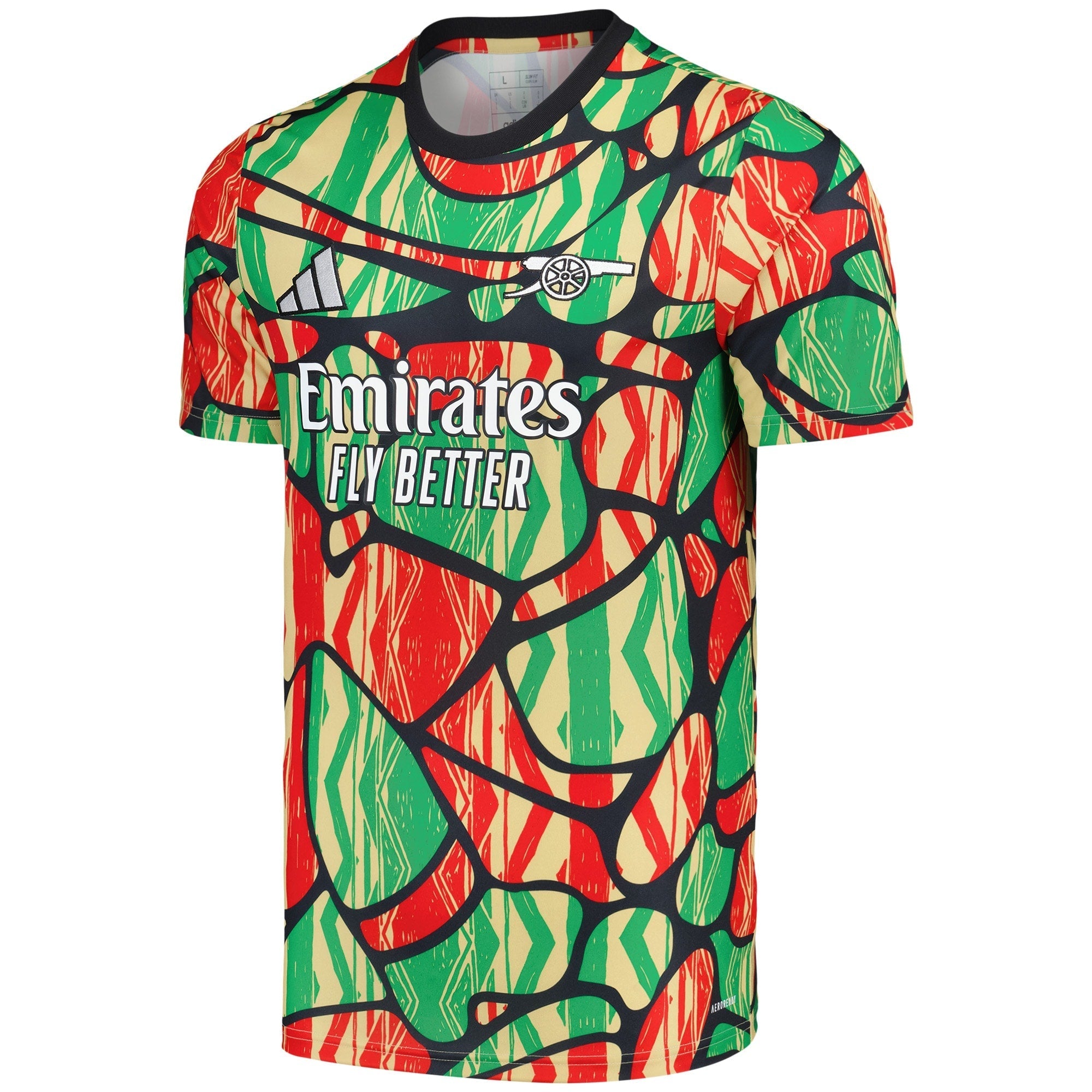 Arsenal 2025 Pre Match Top - Red