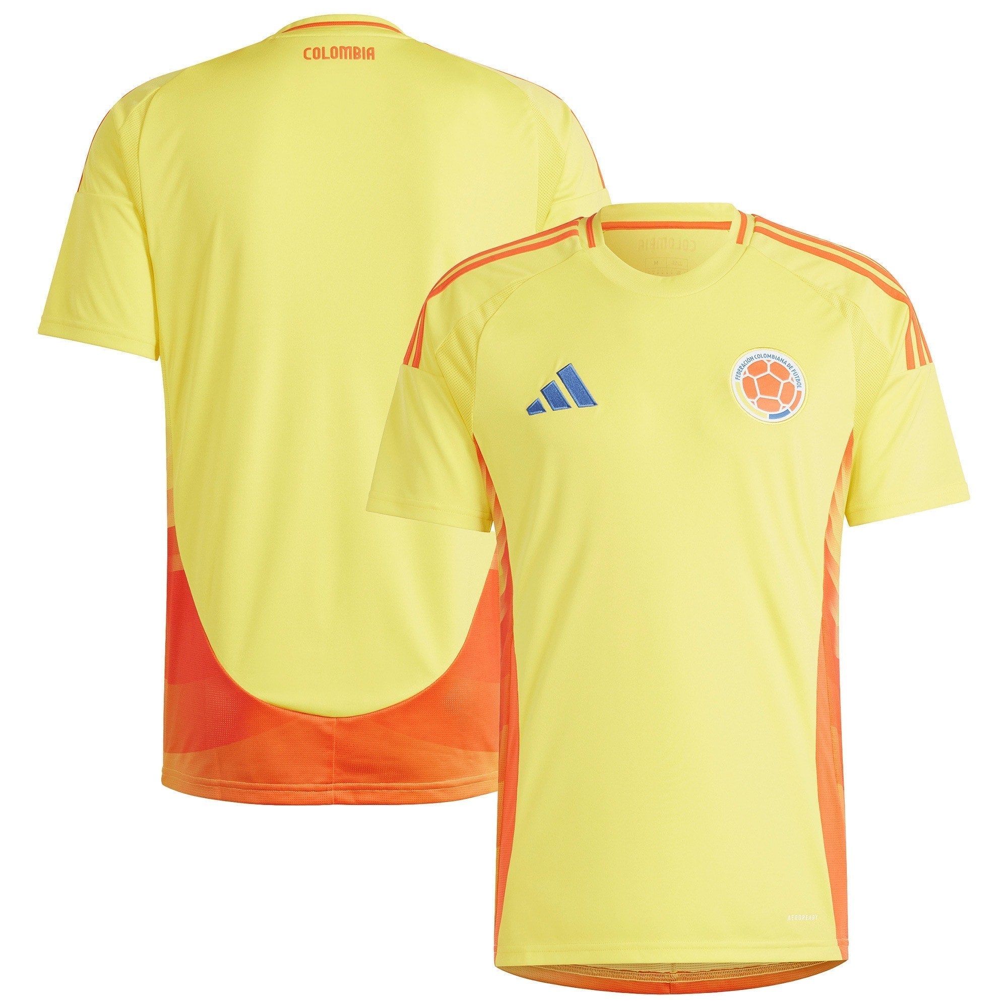 Colombia Home Shirt 2024 Custom Soccer Shirt - Orange