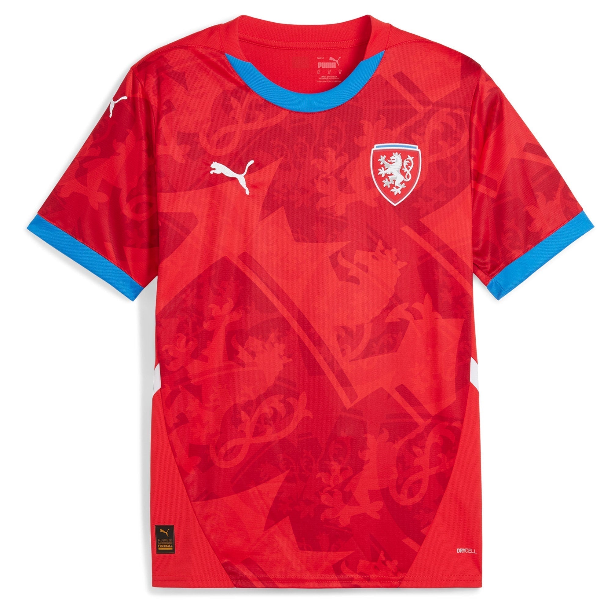 Czech Republic Home Shirt 2024 Custom Soccer Shirt - Red