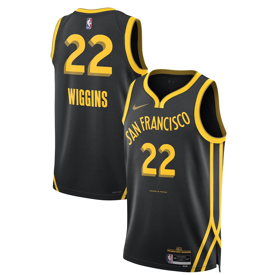 Andrew Wiggins Golden State Warriors Unisex 2023/24 Swingman Shirt - Black - City Edition