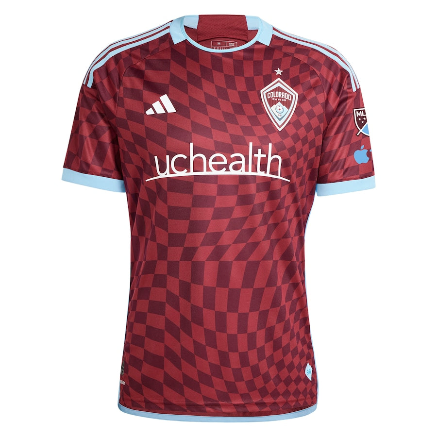 Djordje Mihailovic Colorado Rapids 2024 One Flag Kit Authentic Player Soccer Shirt - Burgundy