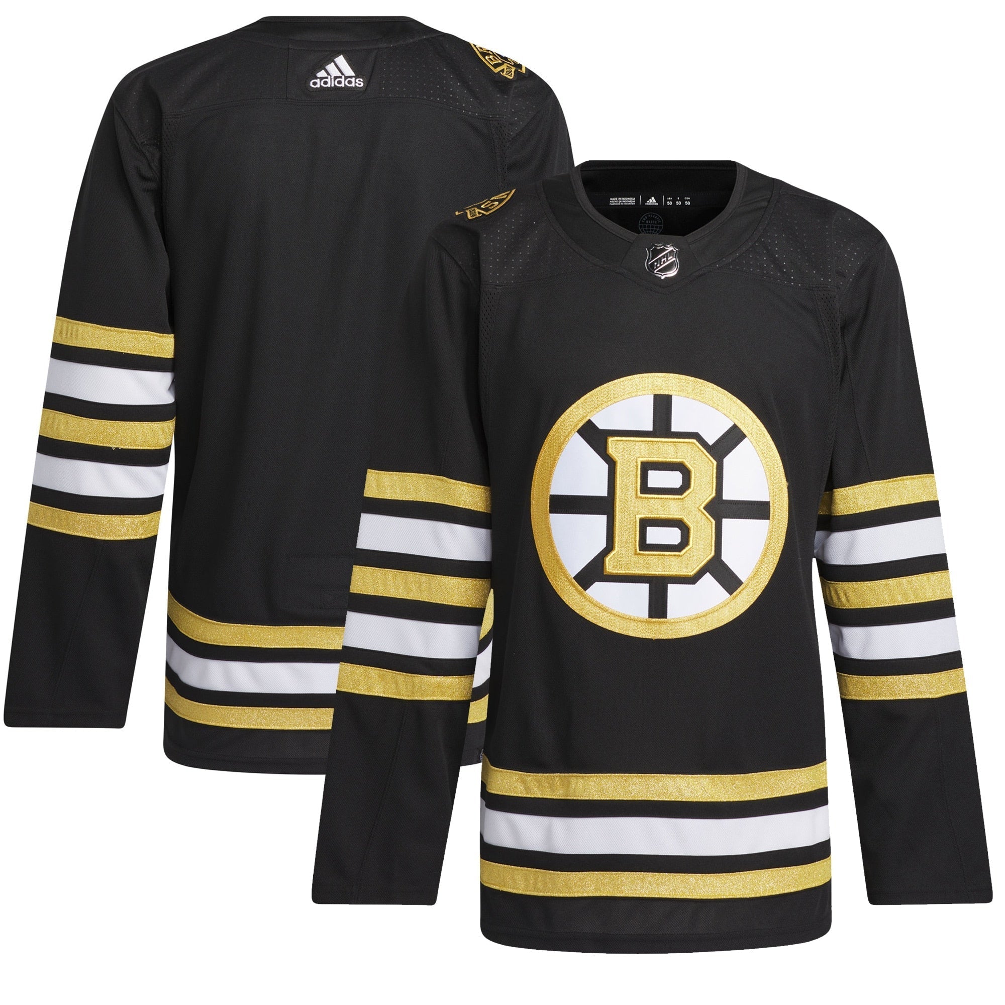 Boston Bruins 100th Anniversary Primegreen Shirt - Black
