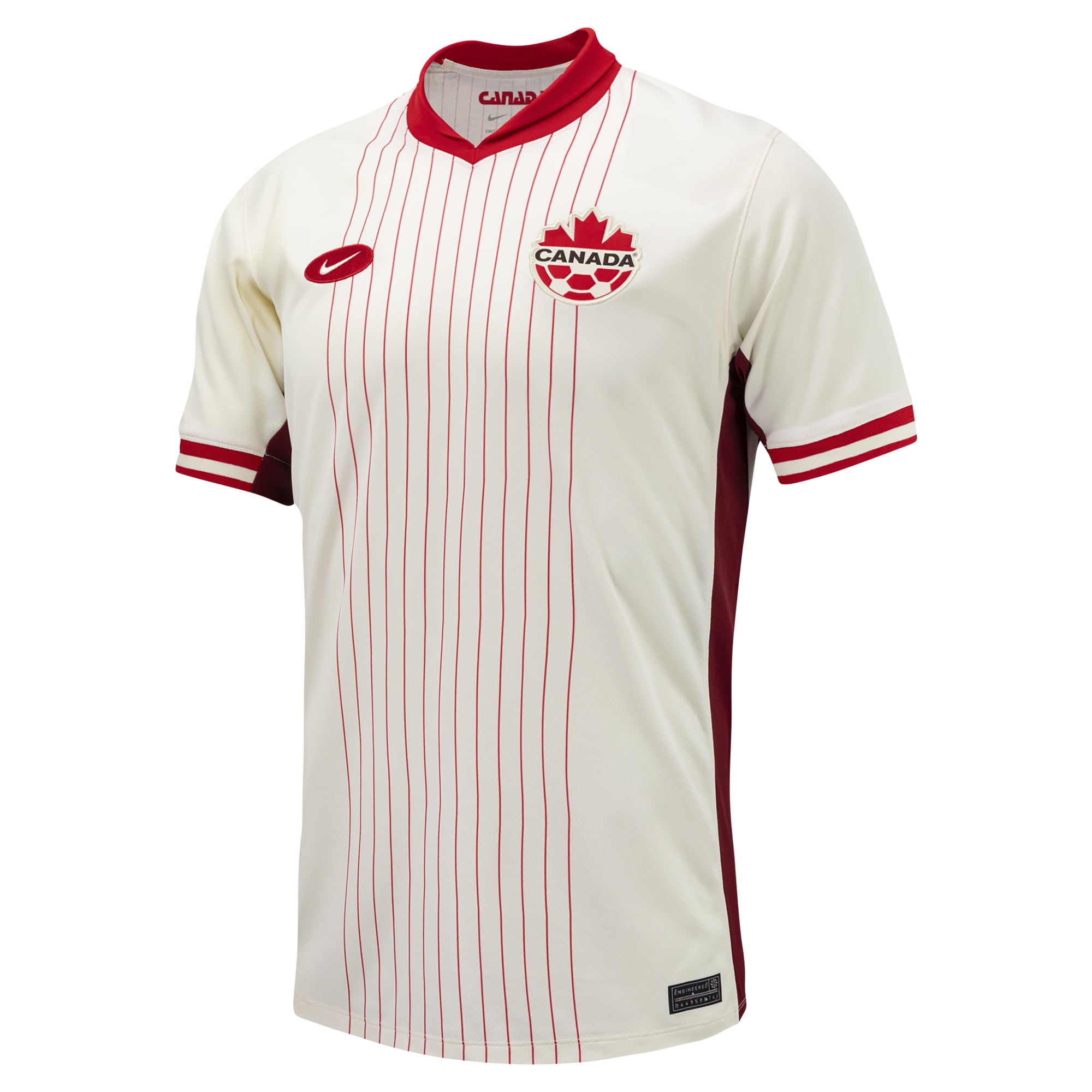 Canada Soccer 2024 Away Customized Soccer Shirt - Cream