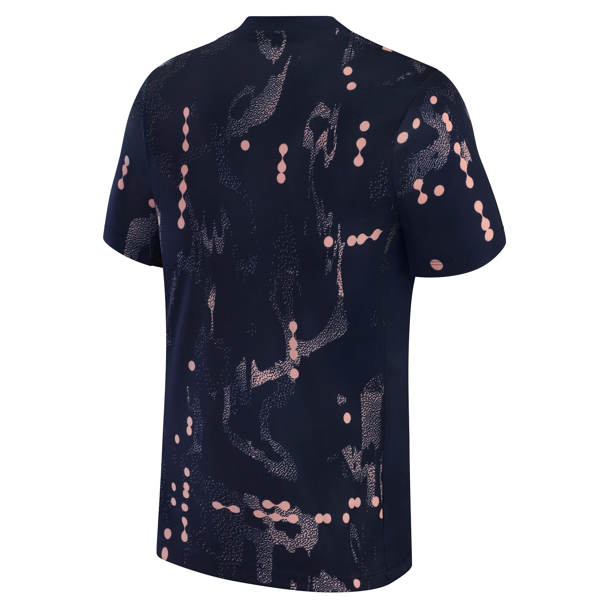 Nike Chelsea 2024 pre-match top in black with pink abstract dotted pattern on back