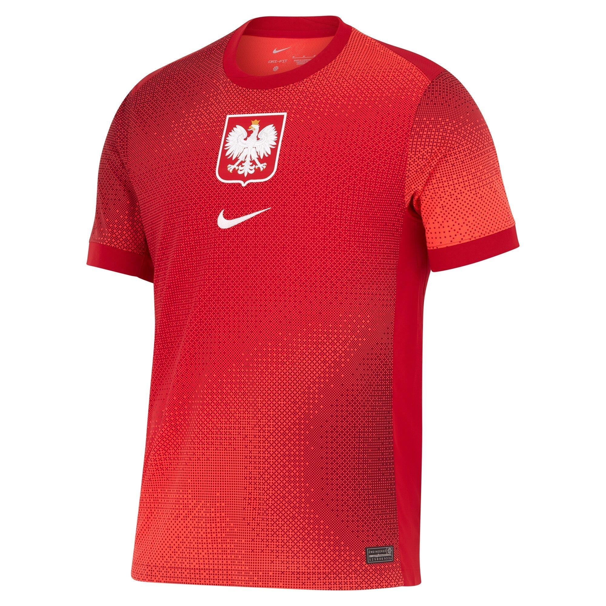 Poland Away Stadium Shirt - 2024 Custom Soccer Shirt - Red
