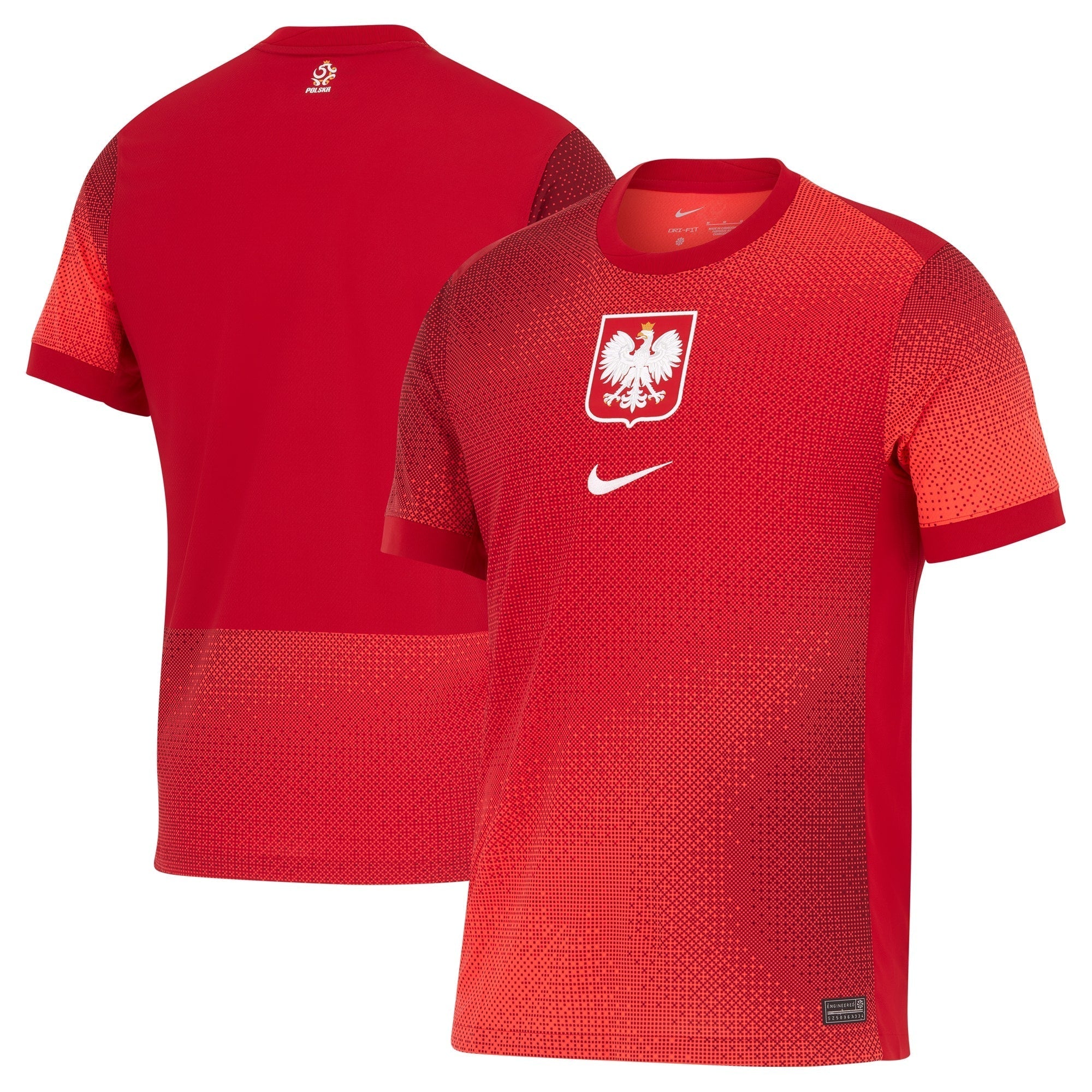 Poland Away Stadium Shirt - 2024 Custom Soccer Shirt - Red