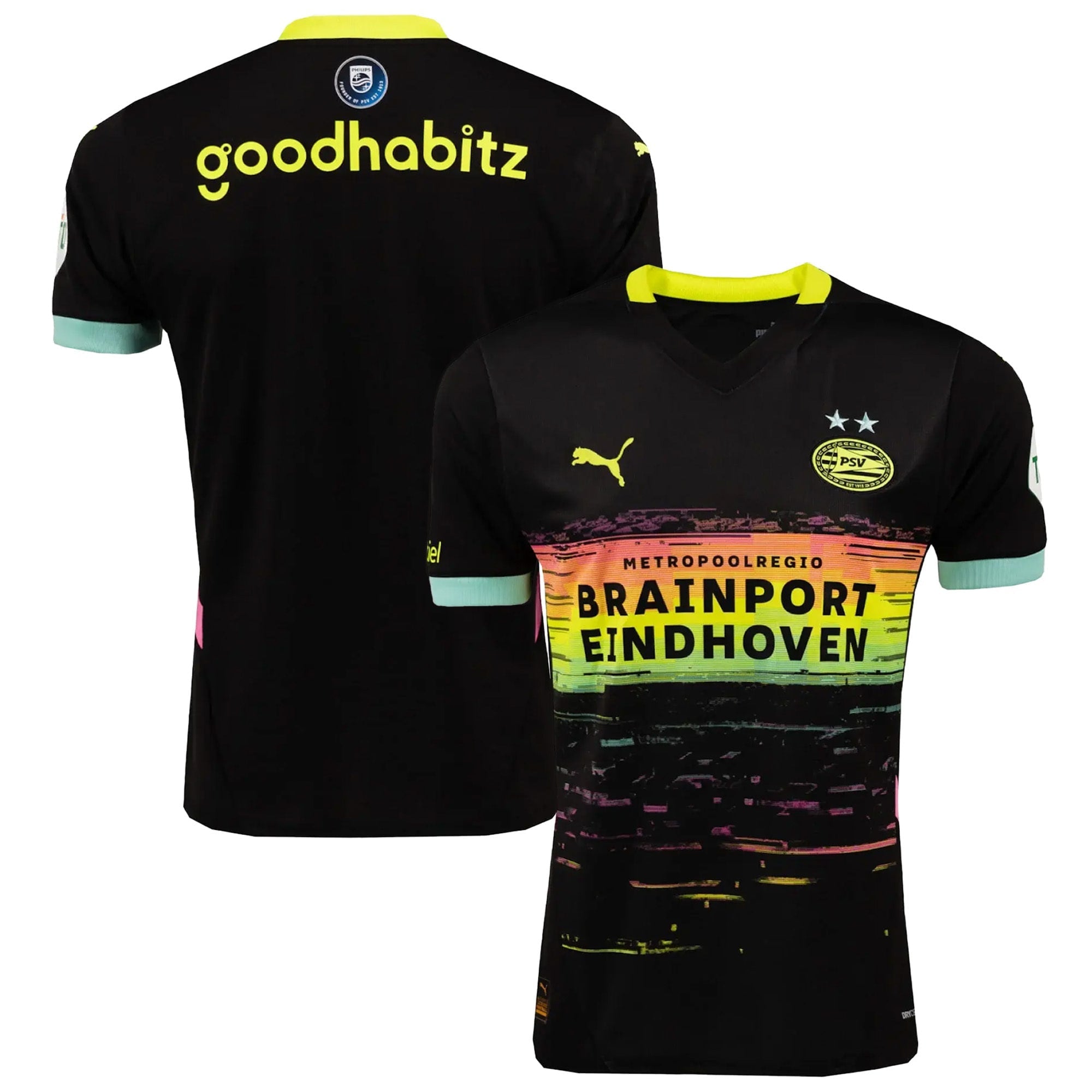 PSV Away Shirt 2024-25 Custom Soccer Shirt - Black