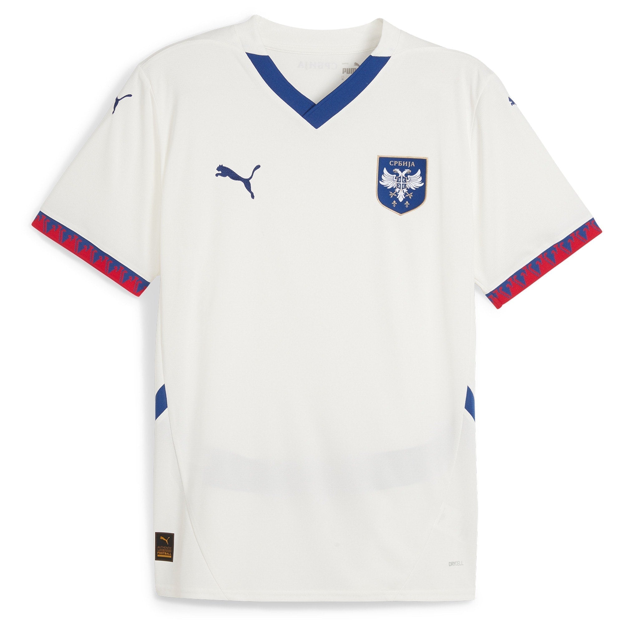 Serbia Away Shirt 2024-25 Custom Soccer Shirt - White