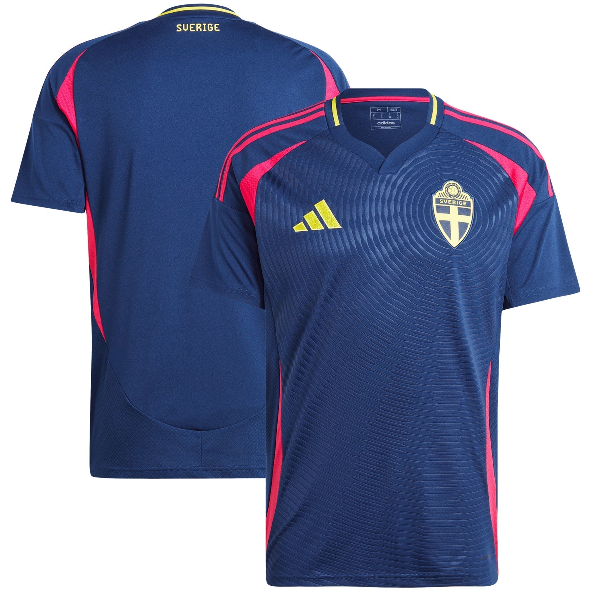 Sweden Away Shirt 2024 Customized Soccer Shirt - Navy